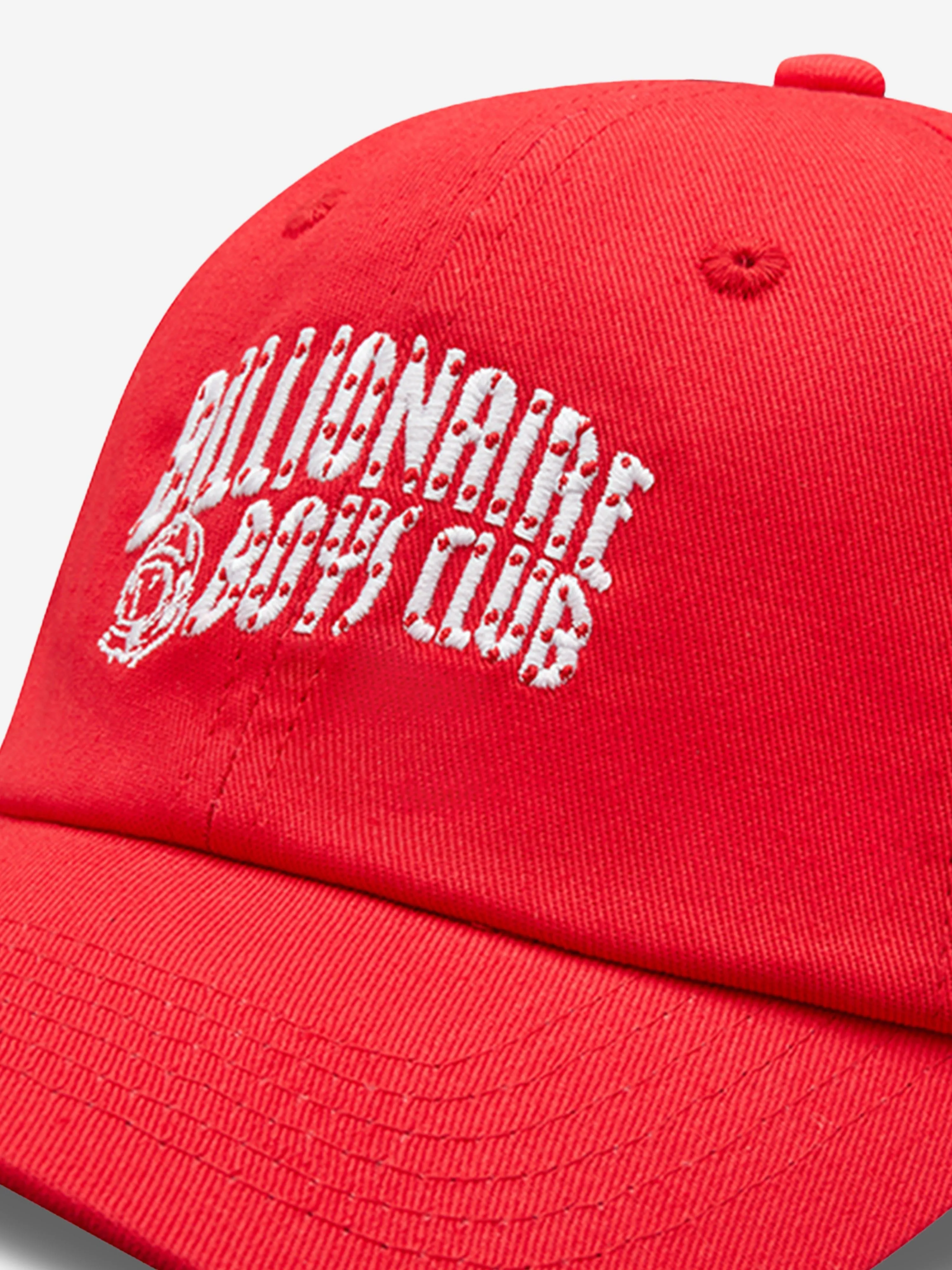 Billionaire Boys Club Kids Arch Logo Dad Cap in Red