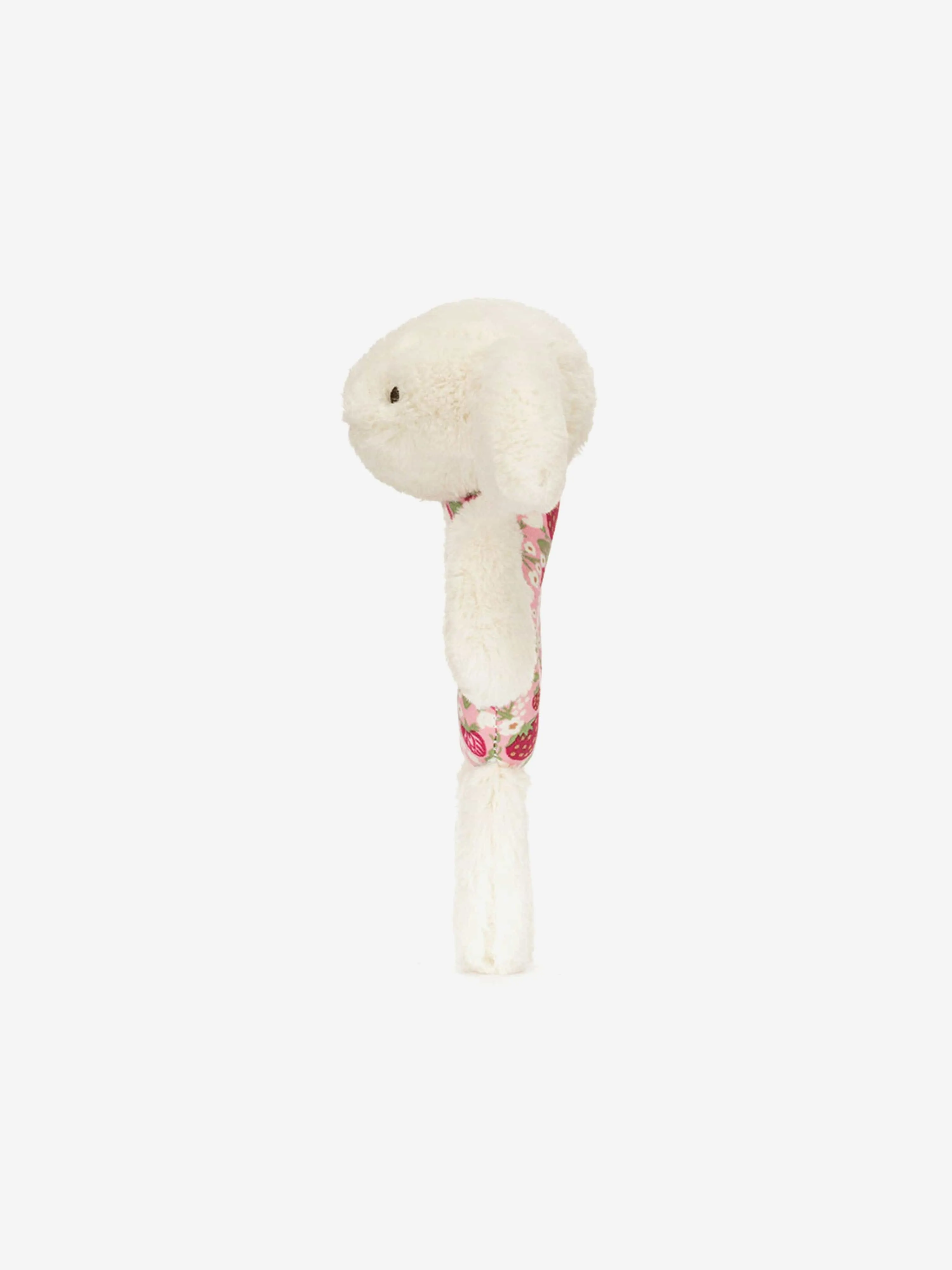Blossom Cream Bunny 'Berry' Ring Rattle in Ivory (18cm)