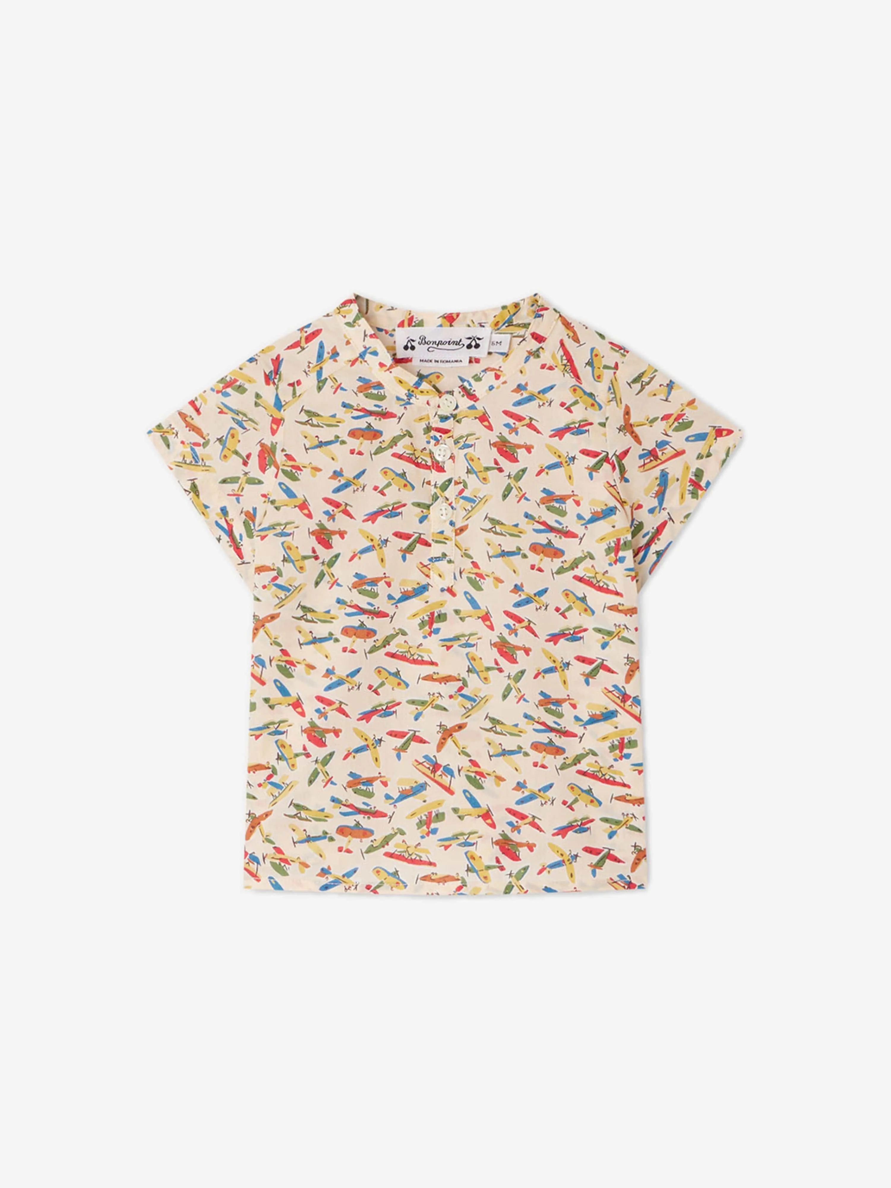 Bonpoint Baby Boys Cesari Shirt in Multicolour