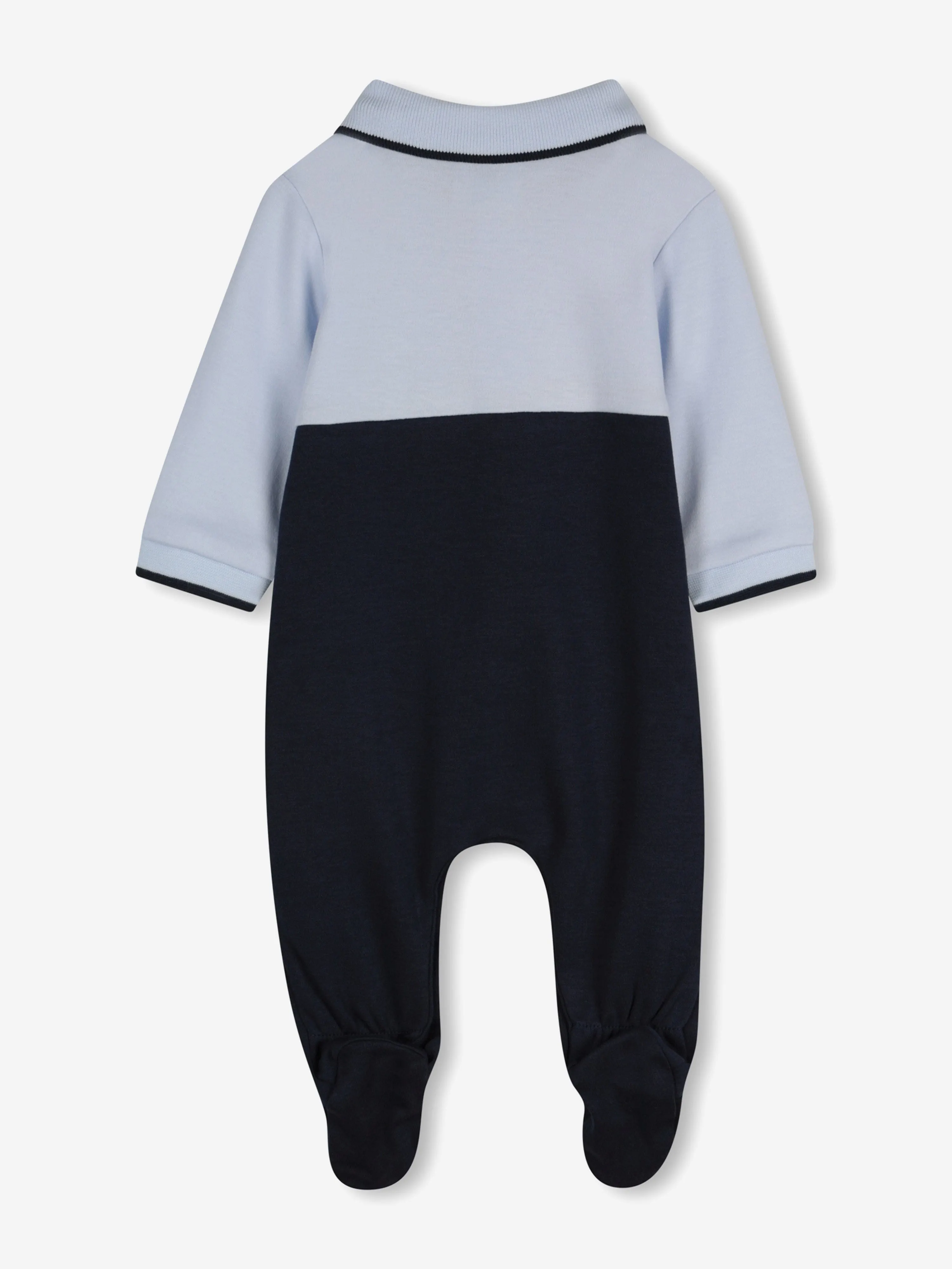 BOSS Baby Boys Colourblock Babygrow in Navy
