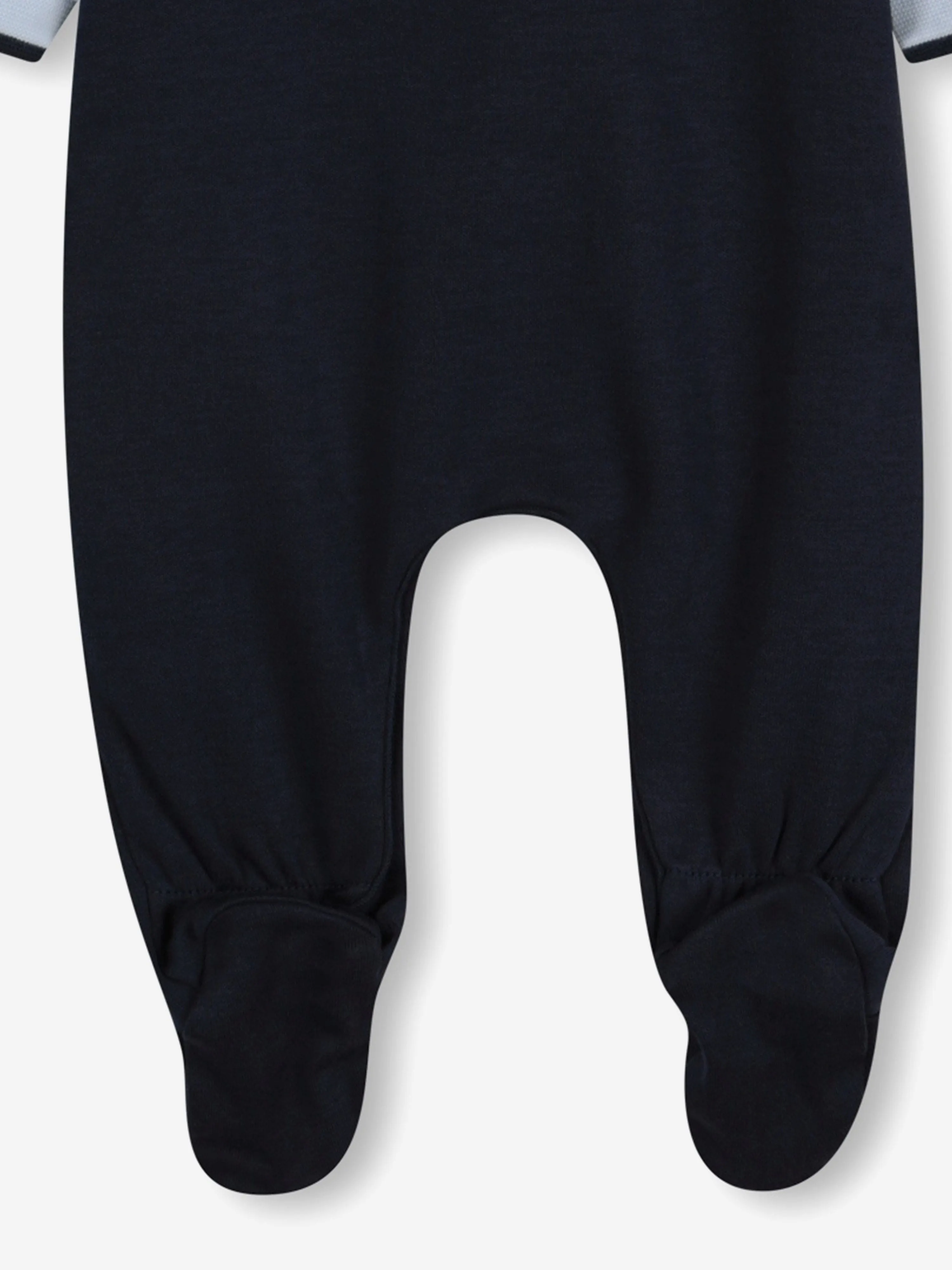 BOSS Baby Boys Colourblock Babygrow in Navy