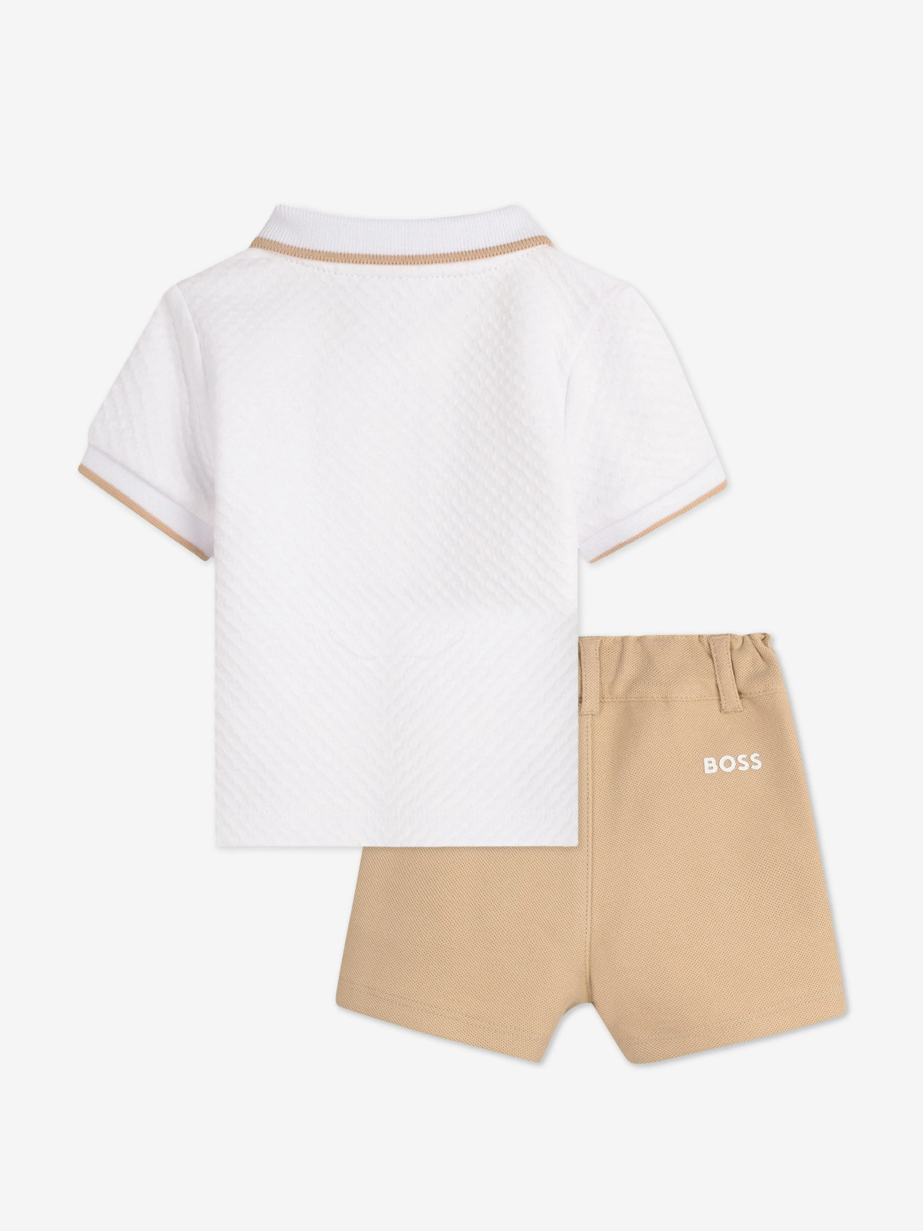 BOSS Baby Boys Short Set in White