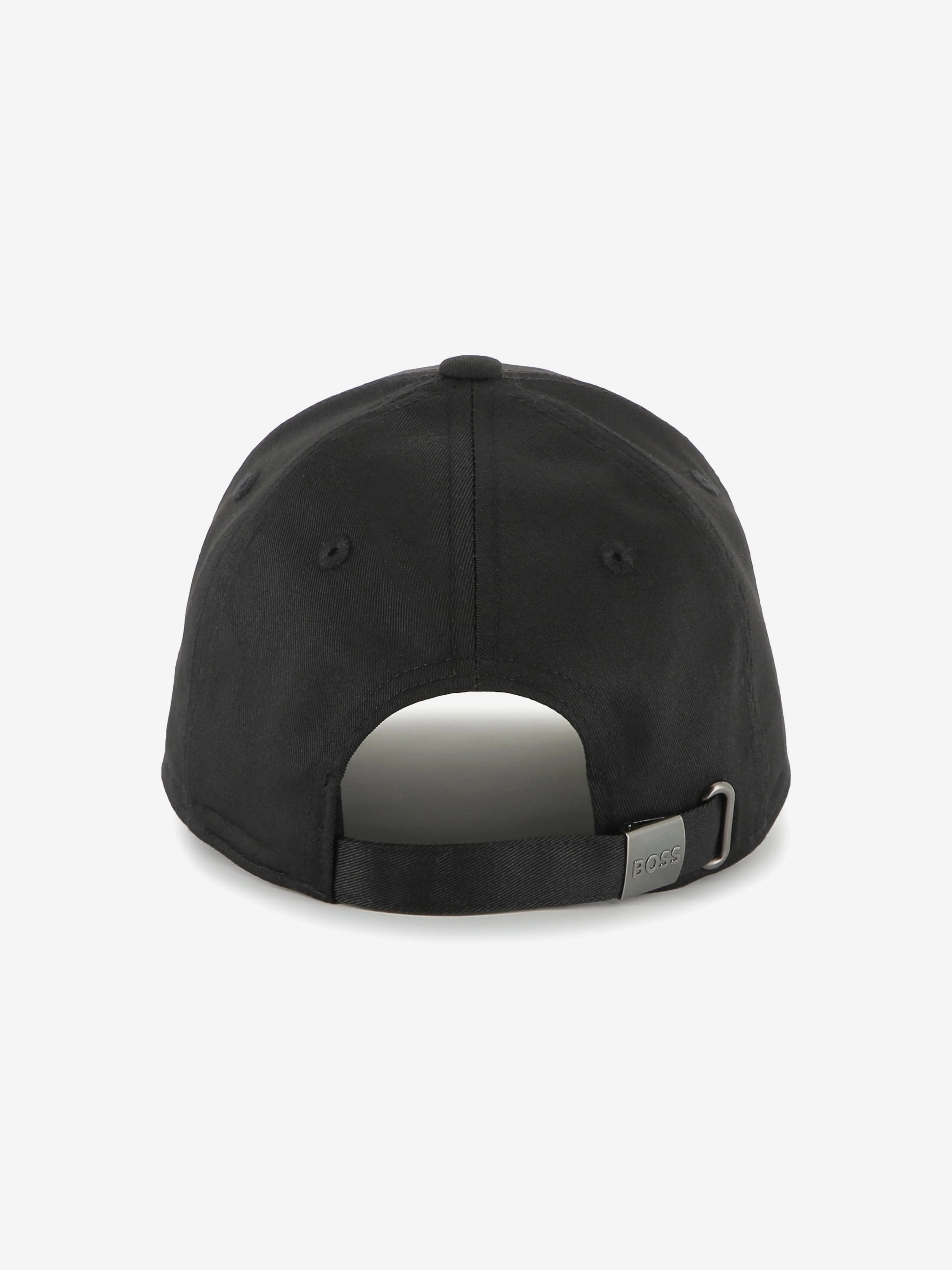 BOSS Boys Embroidered Logo Cap in Black