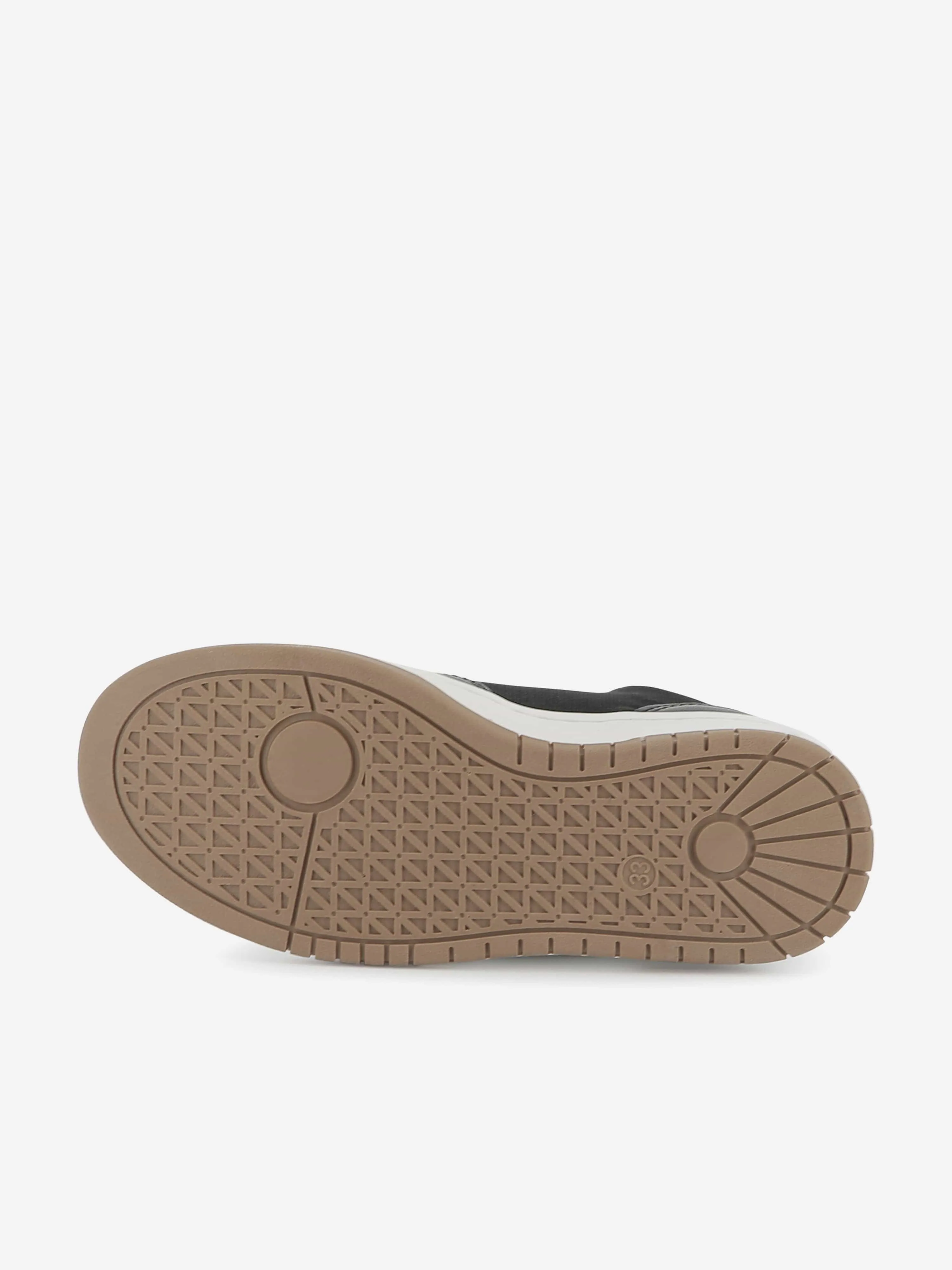 BOSS Boys Logo Trainers in Black
