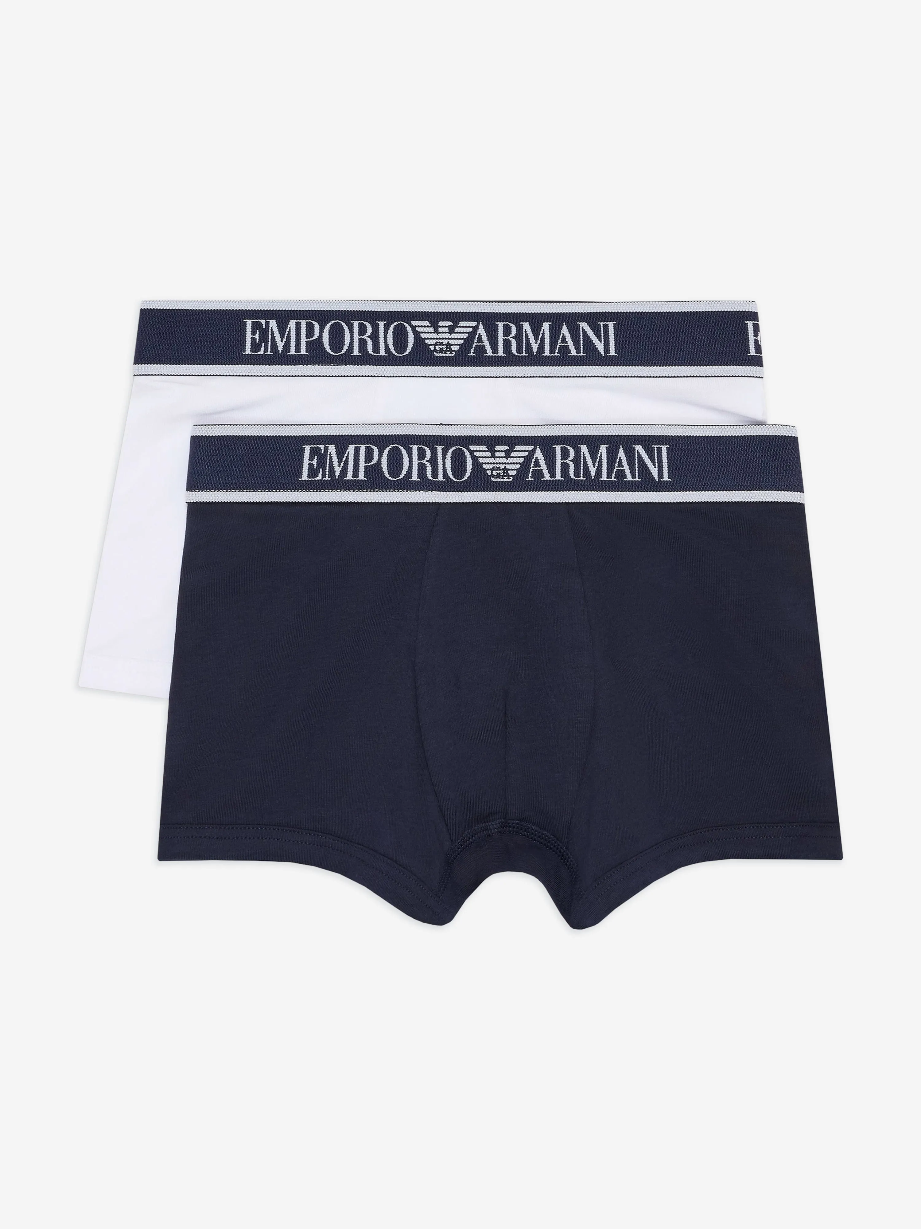 Boys 2 Pack Boxer Shorts Set in Navy