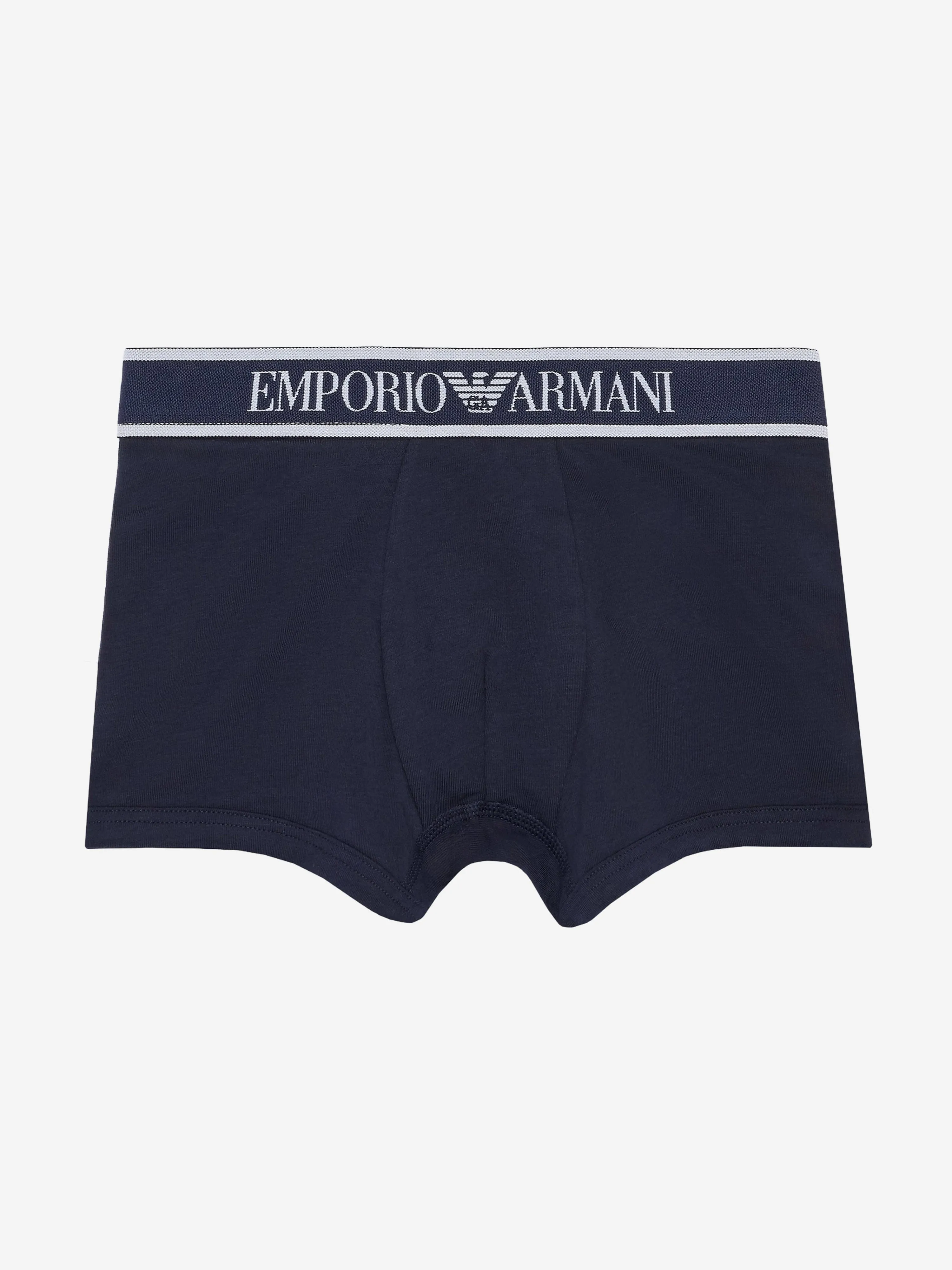 Boys 2 Pack Boxer Shorts Set in Navy