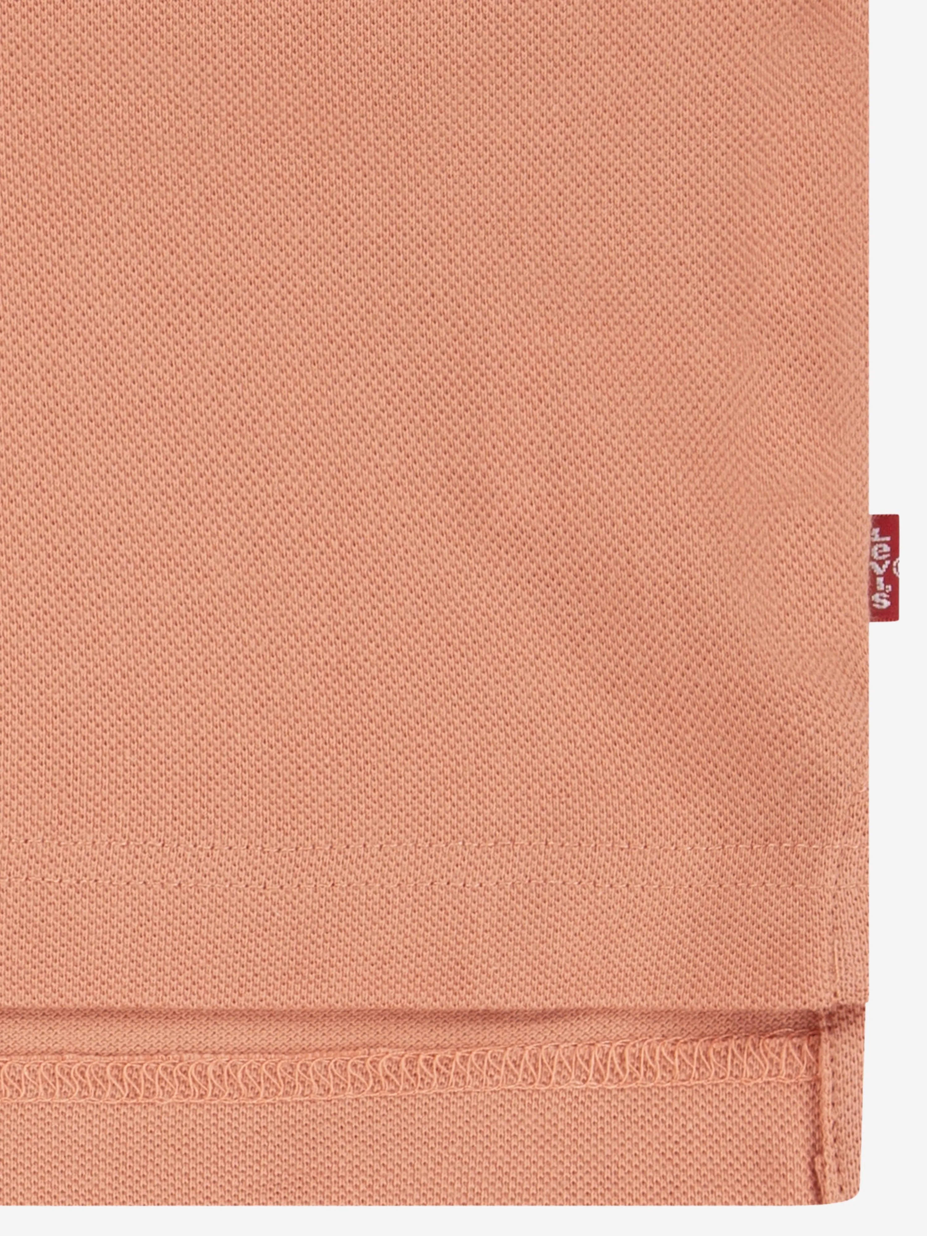 Boys Back Neck Tape Polo Shirt in Orange