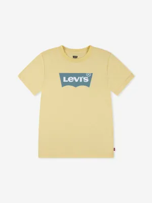 Boys Batwing T-Shirt in Yellow