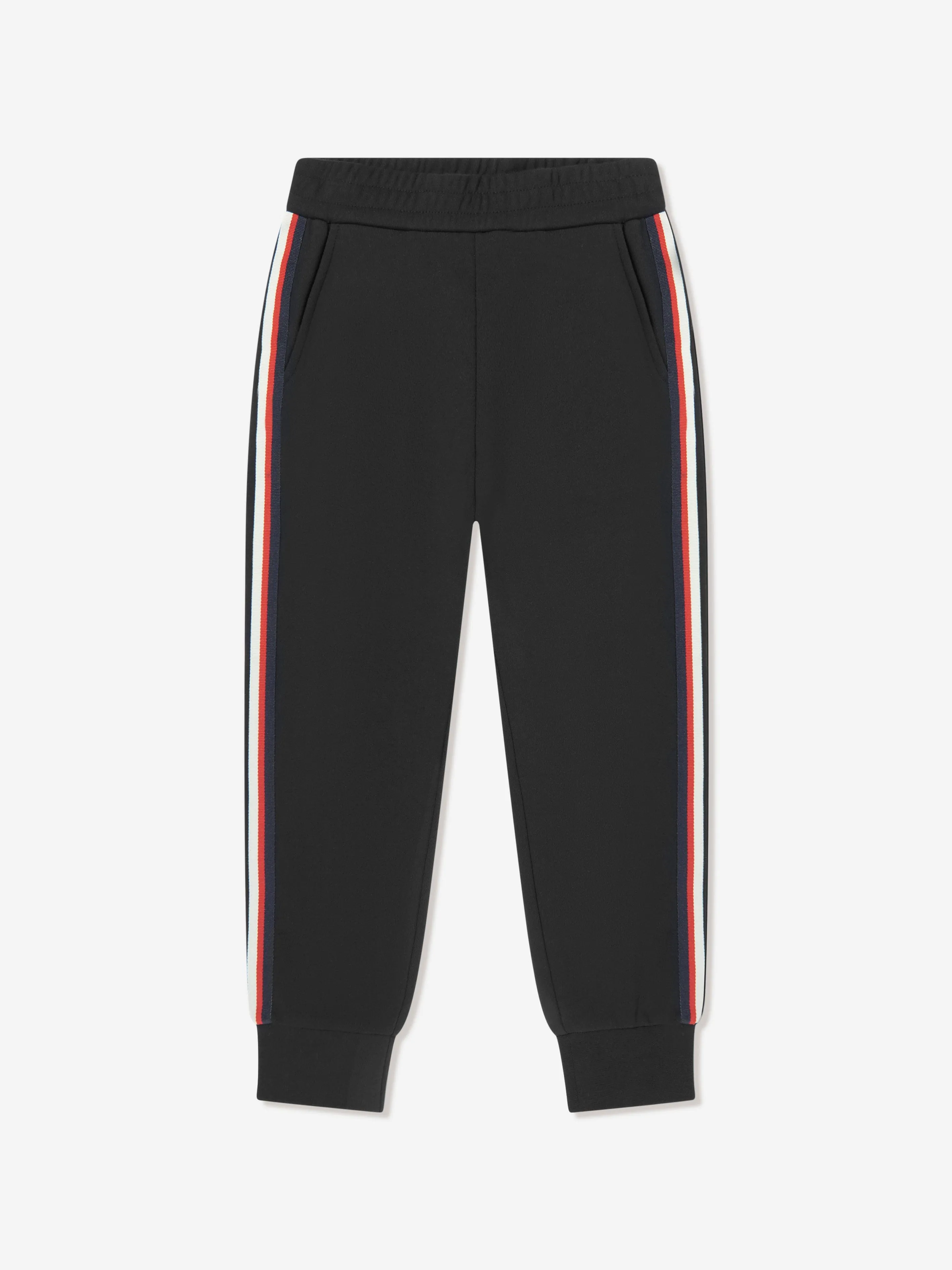 Boys Branded Joggers in Black