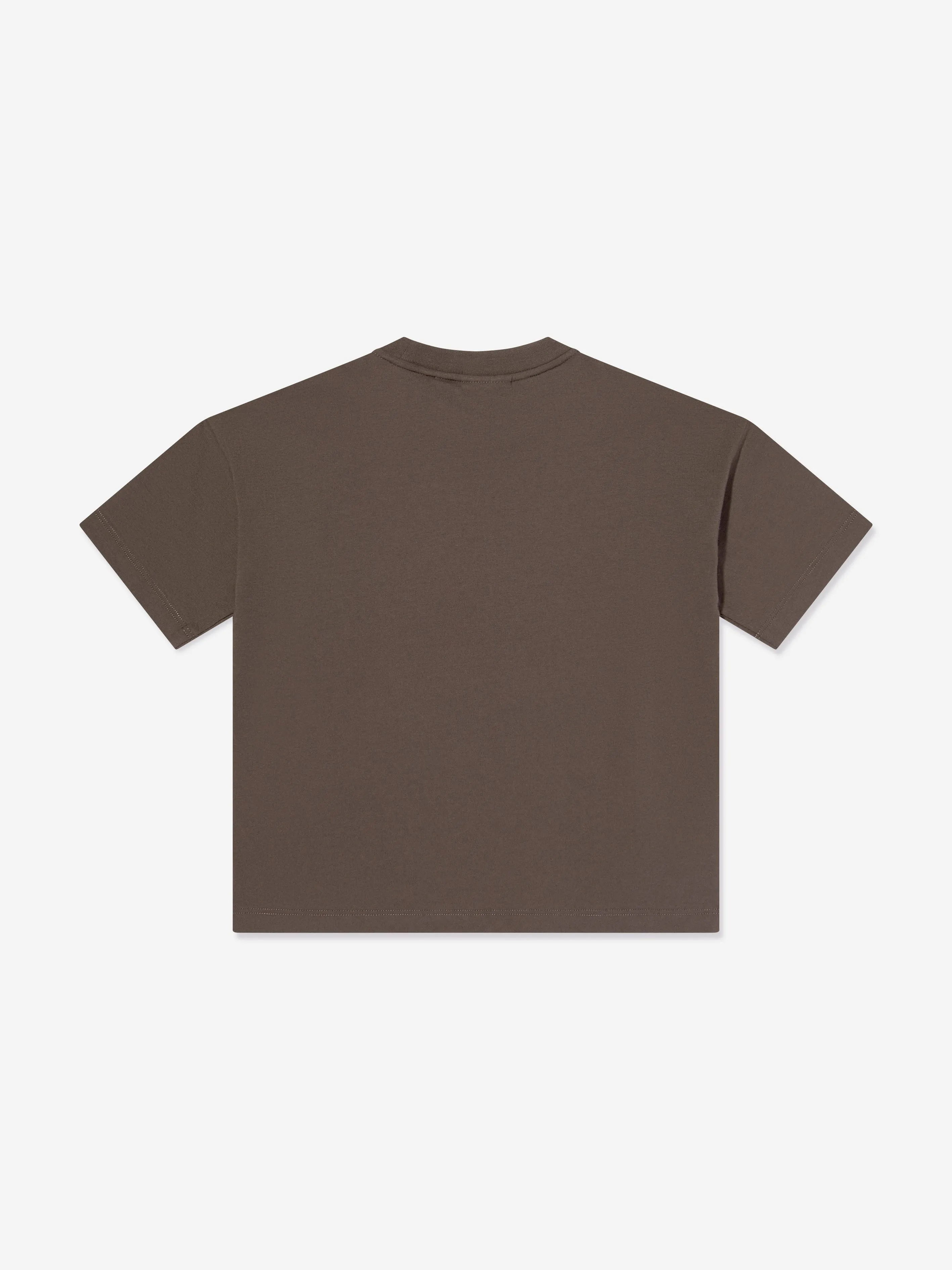 Boys Colourblock Logo T-Shirt in Ivory
