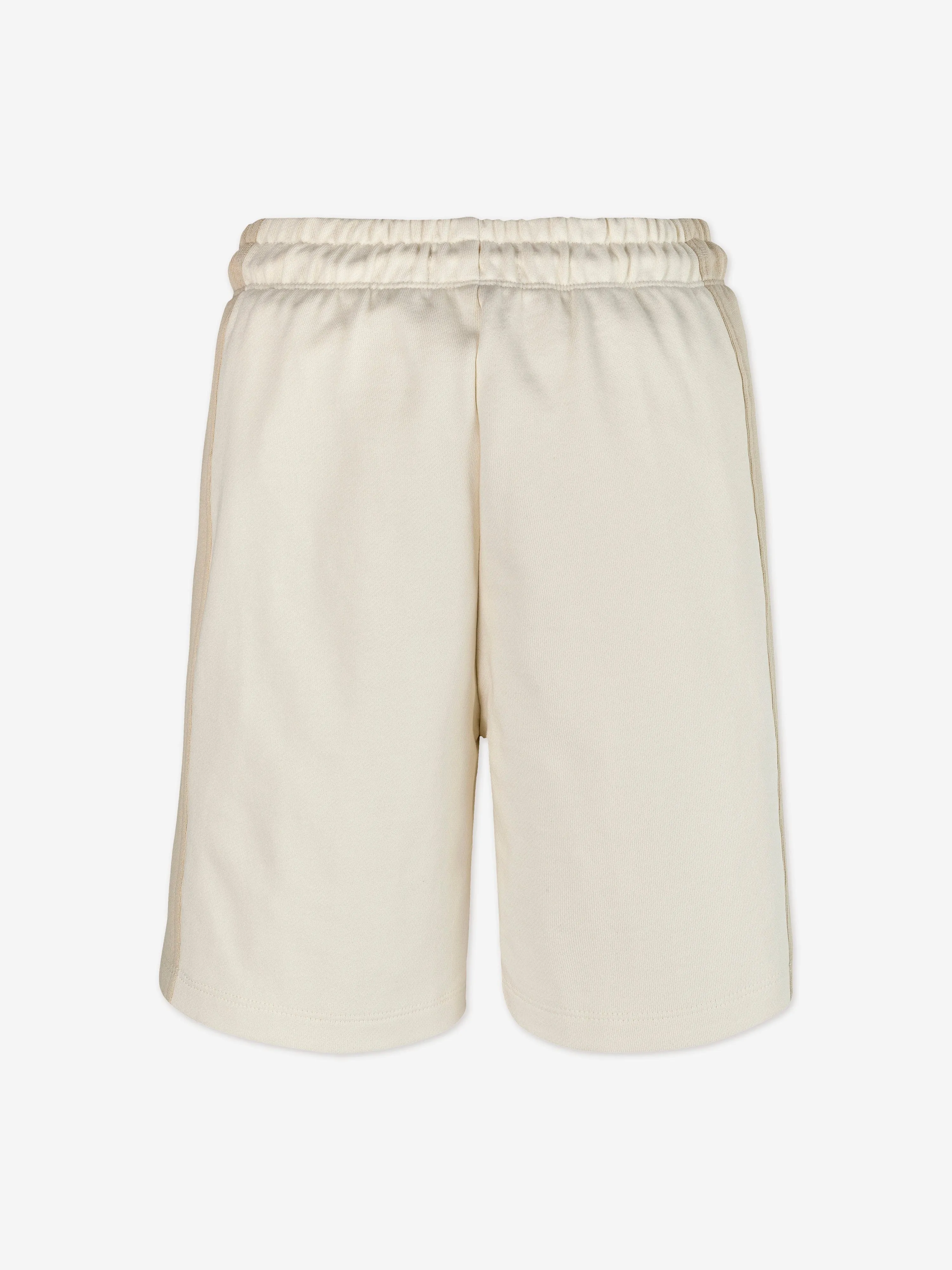 Boys Colourblock Relaxed Shorts in Ivory