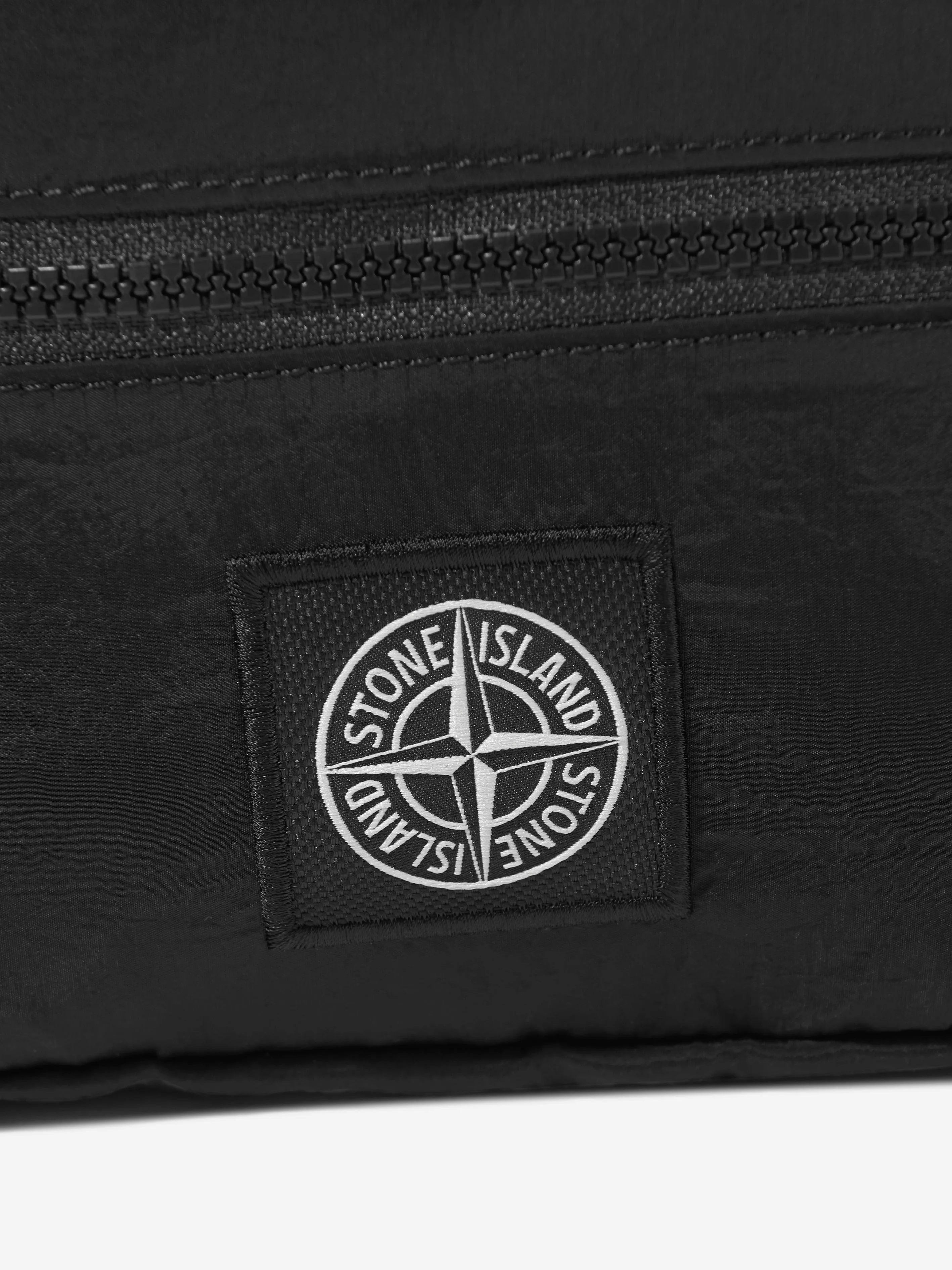 Boys Compass Logo Belt Bag in Black (23cm)