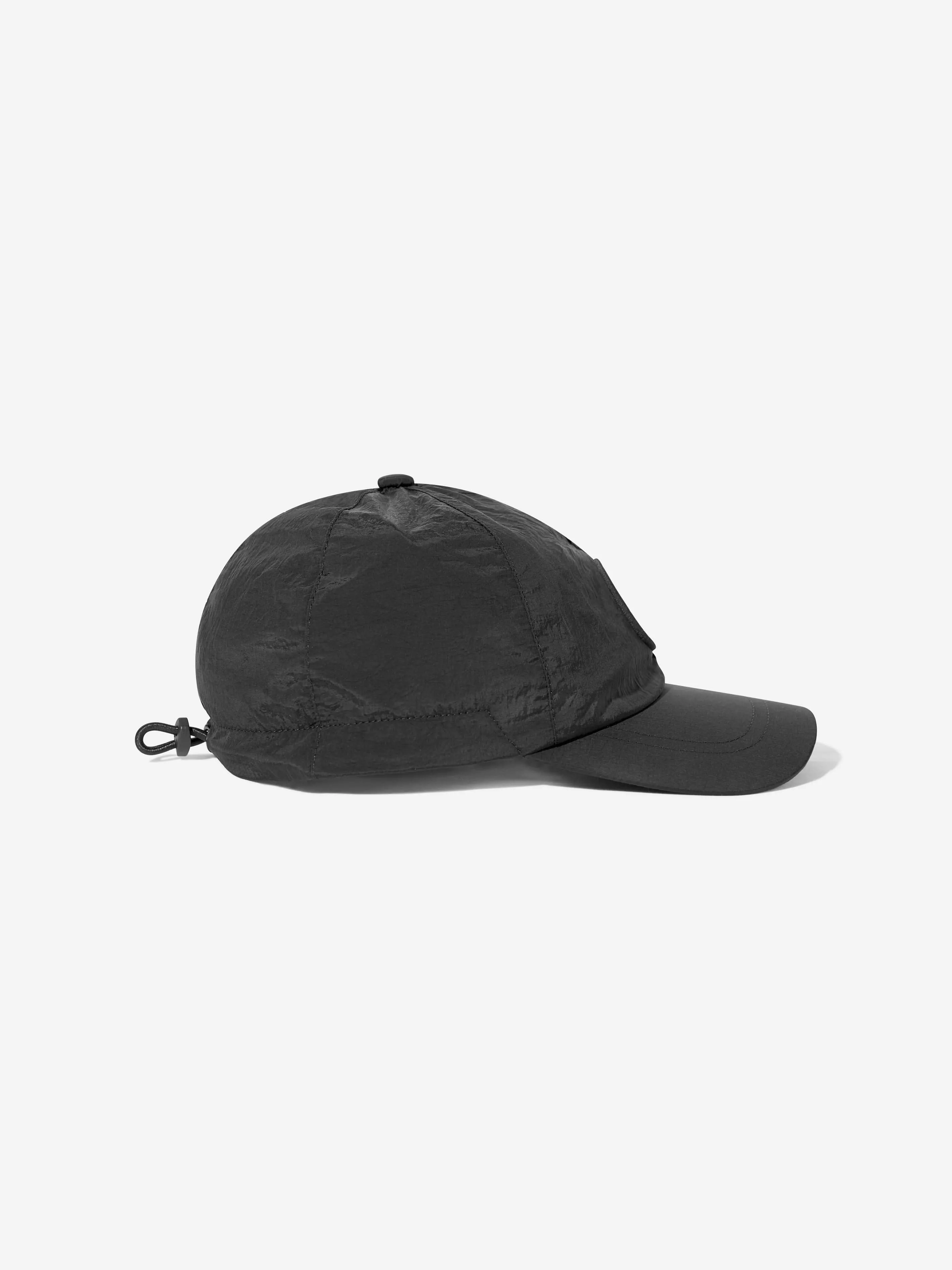 Boys Compass Logo Cap in Black