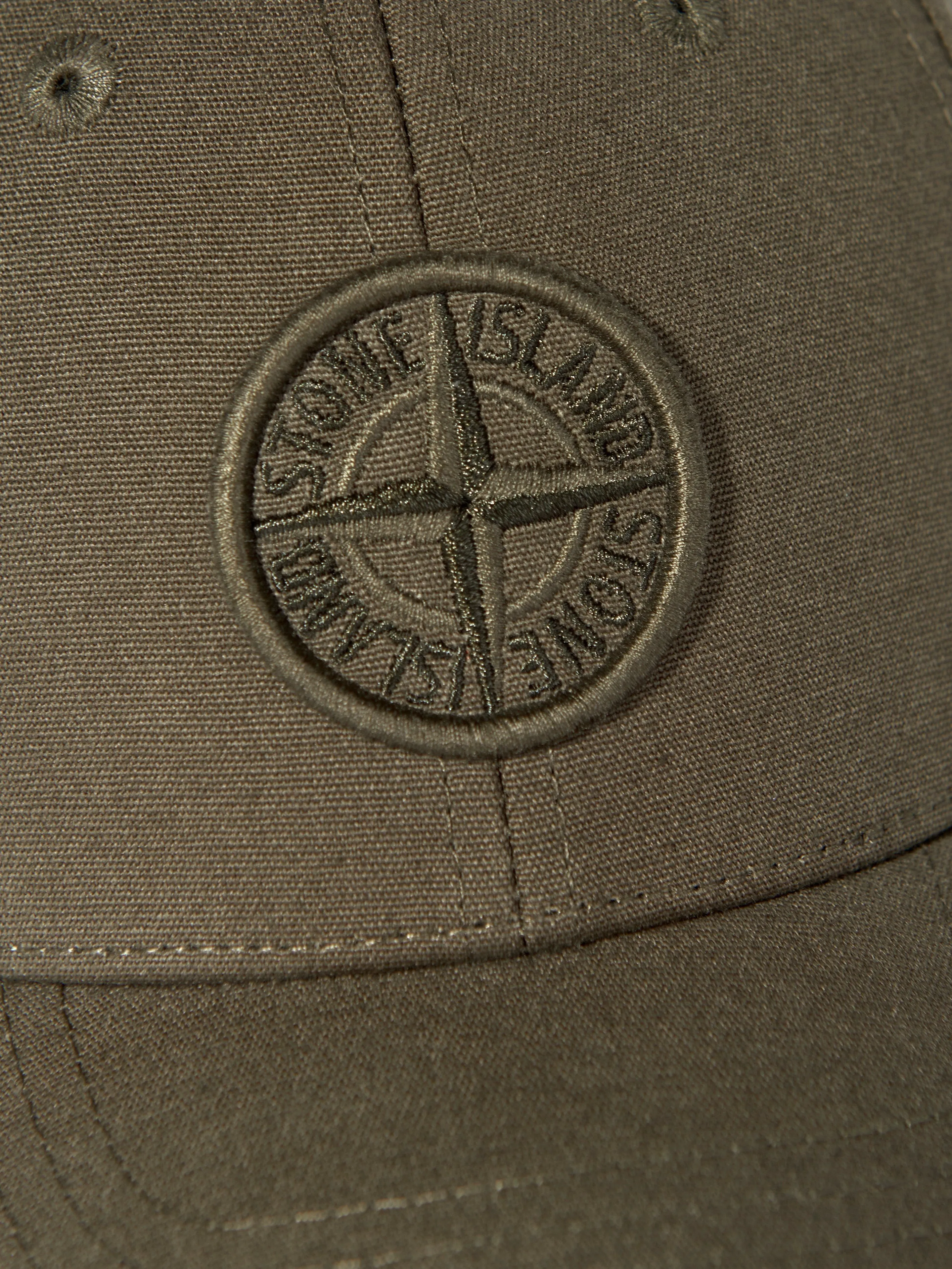 Boys Compass Logo Cap in Green