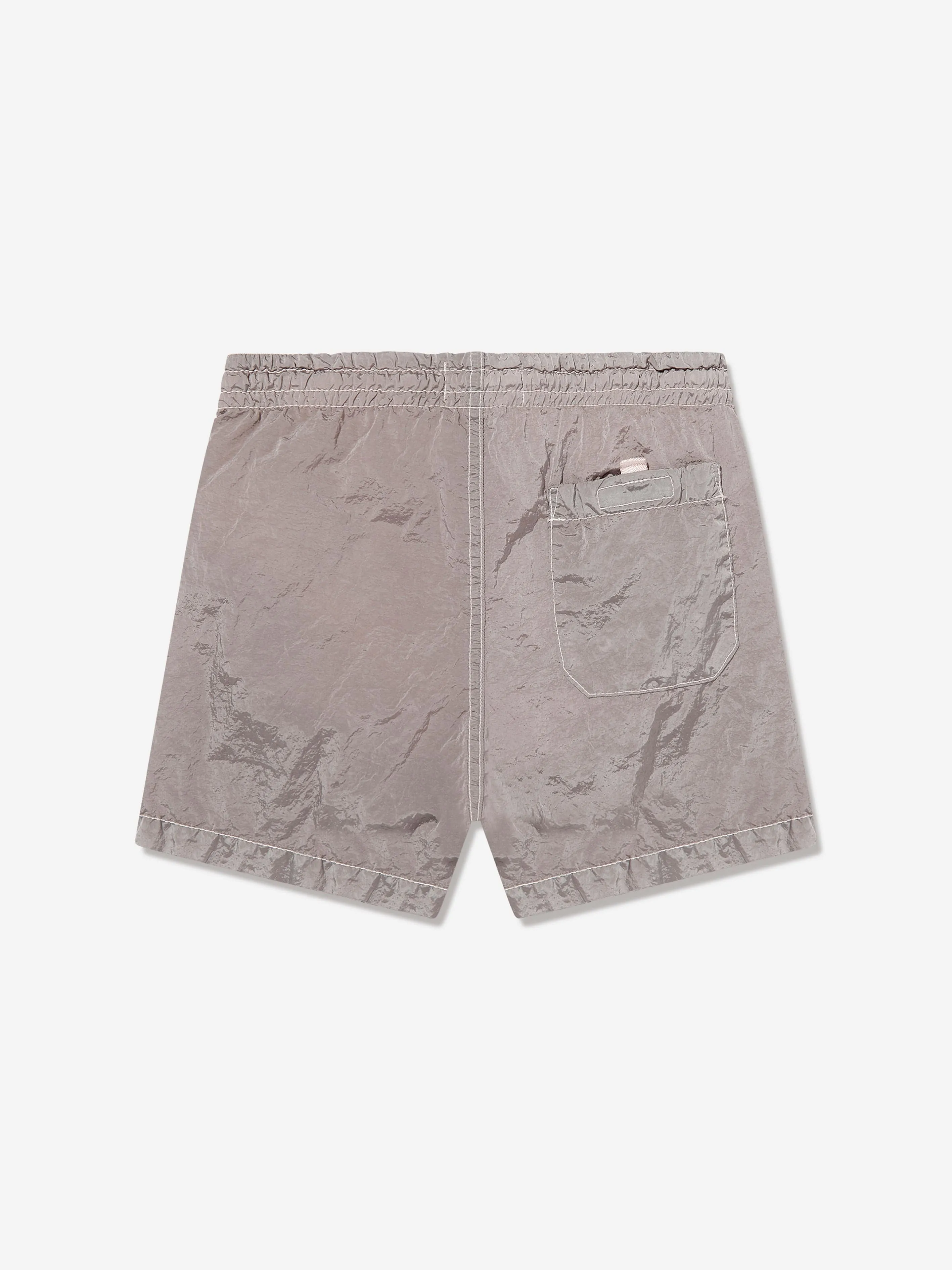 Boys Compass Logo Swim Shorts in Pink