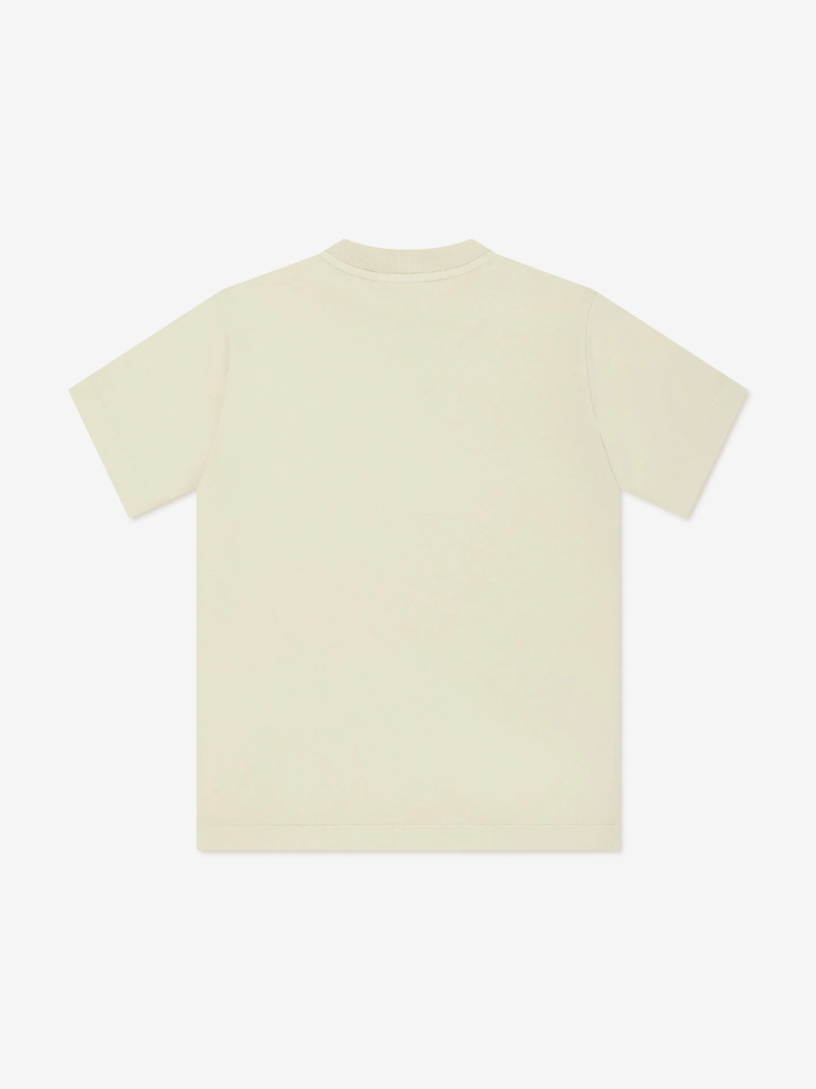Boys Compass Logo T-Shirt in Beige