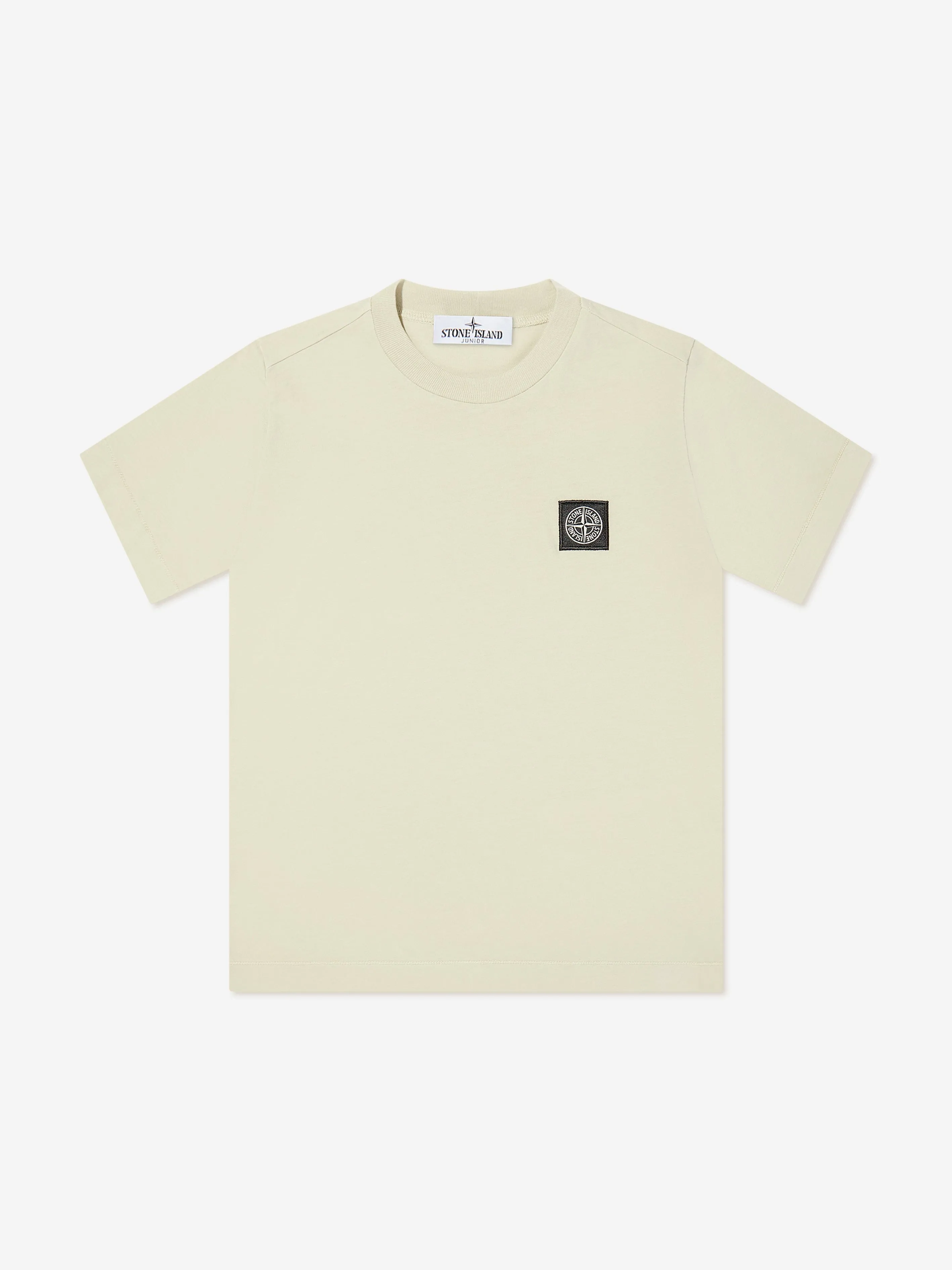 Boys Compass Logo T-Shirt in Beige