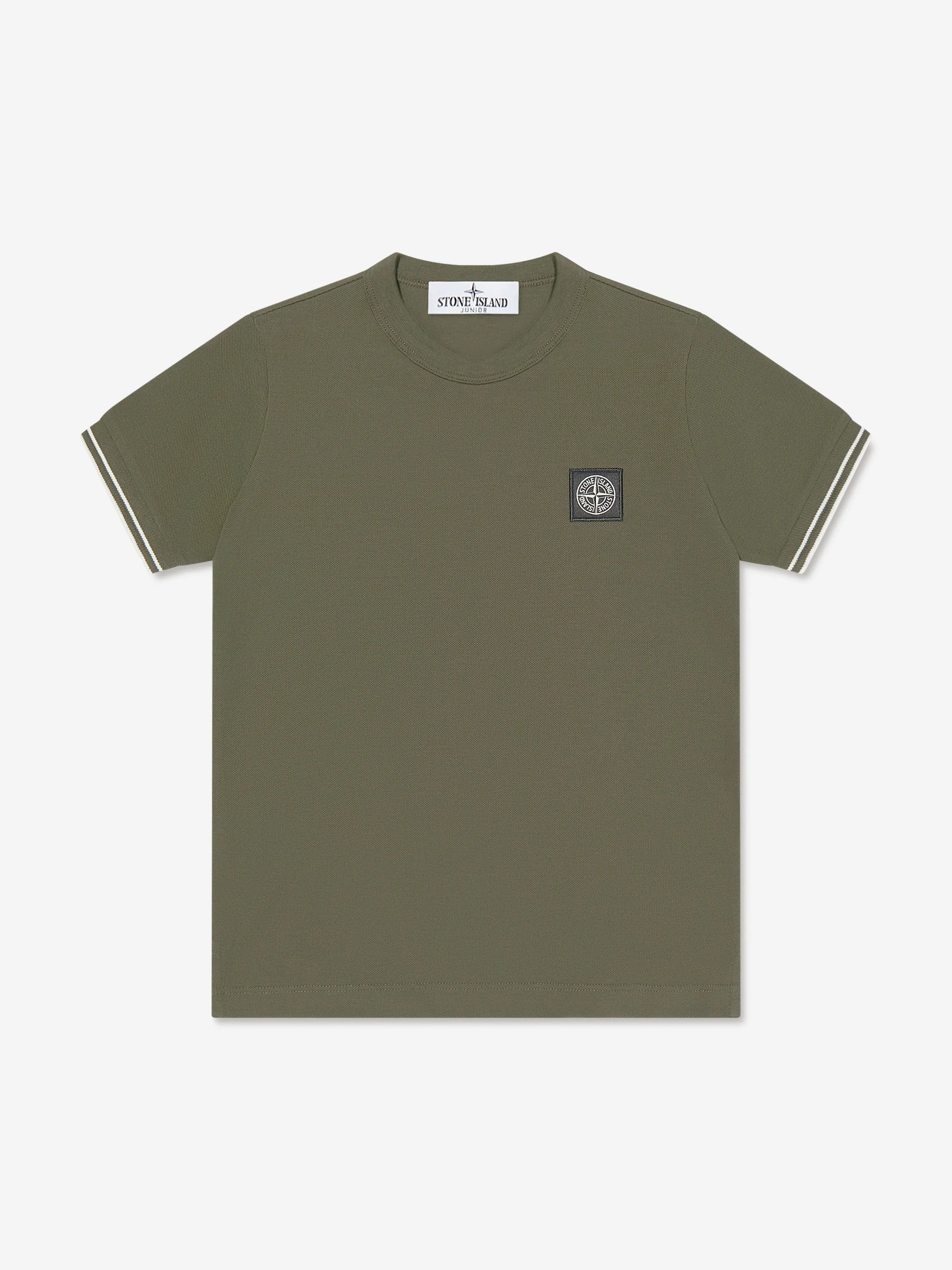 Boys Compass Logo T-Shirt in Green