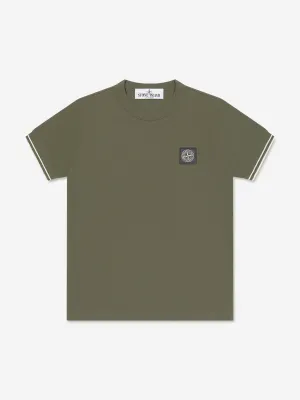Boys Compass Logo T-Shirt in Green