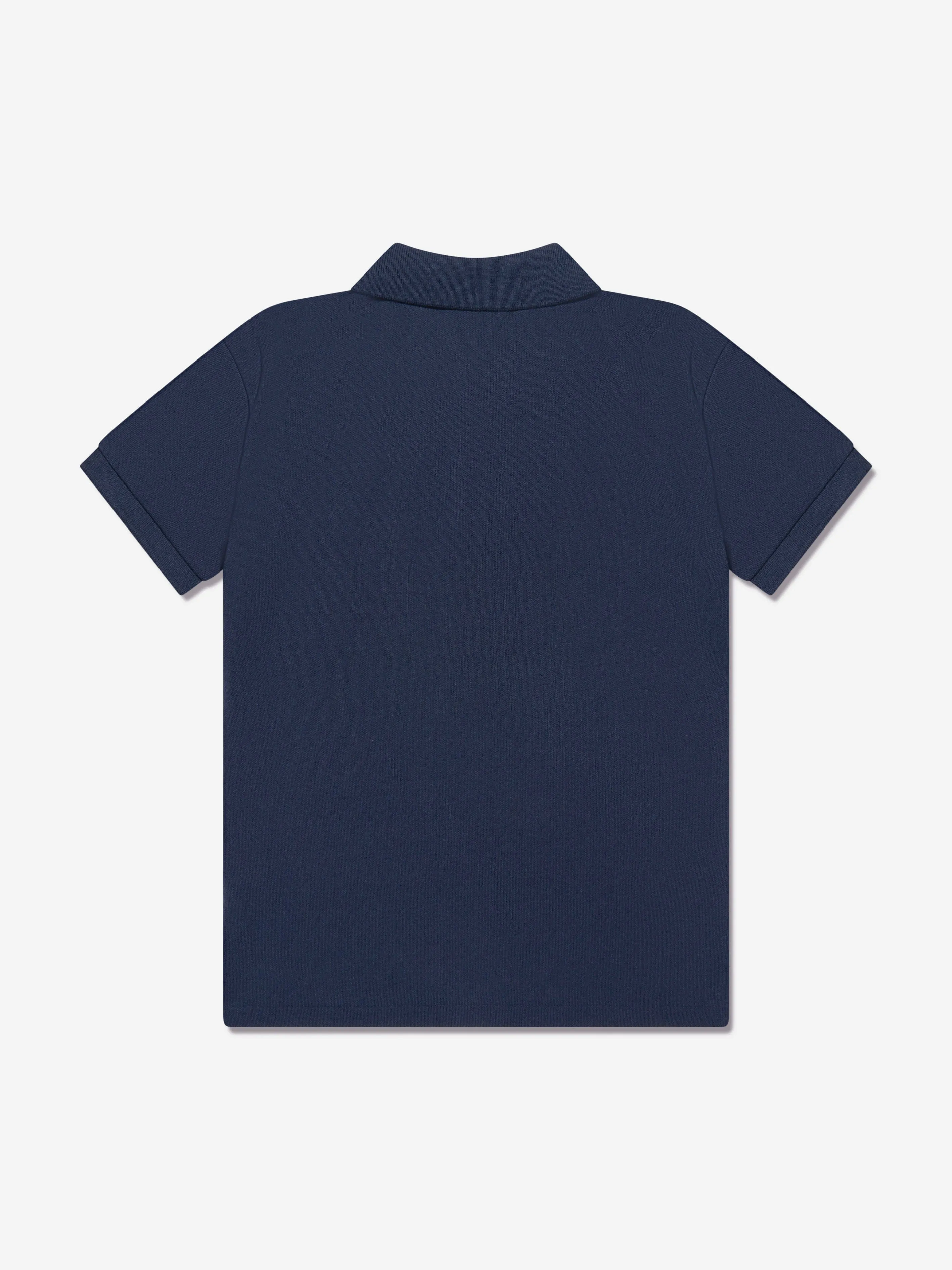 Boys Custom Fit Polo Shirt in Navy