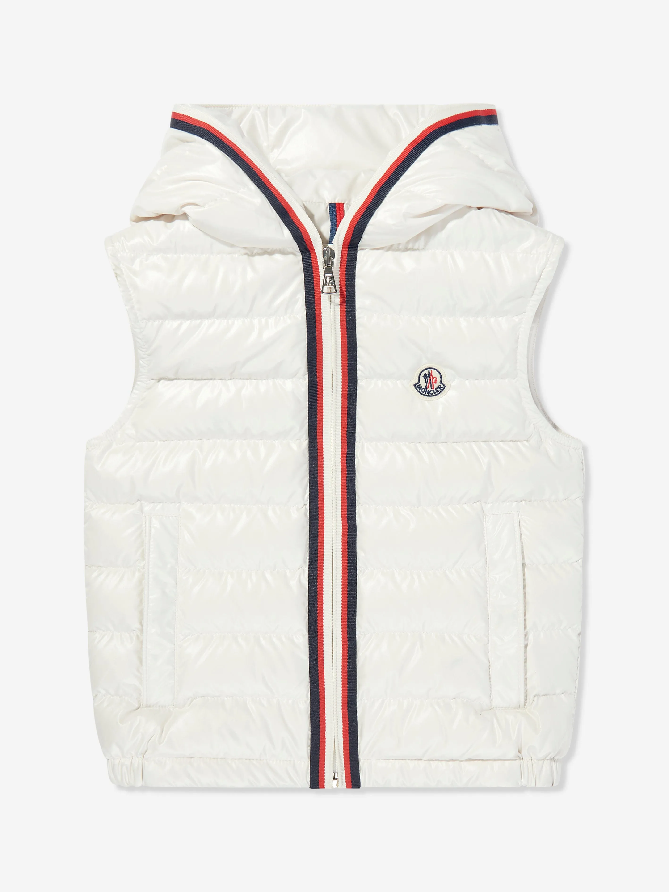 Boys Down Padded Dorcas Gilet in ivory