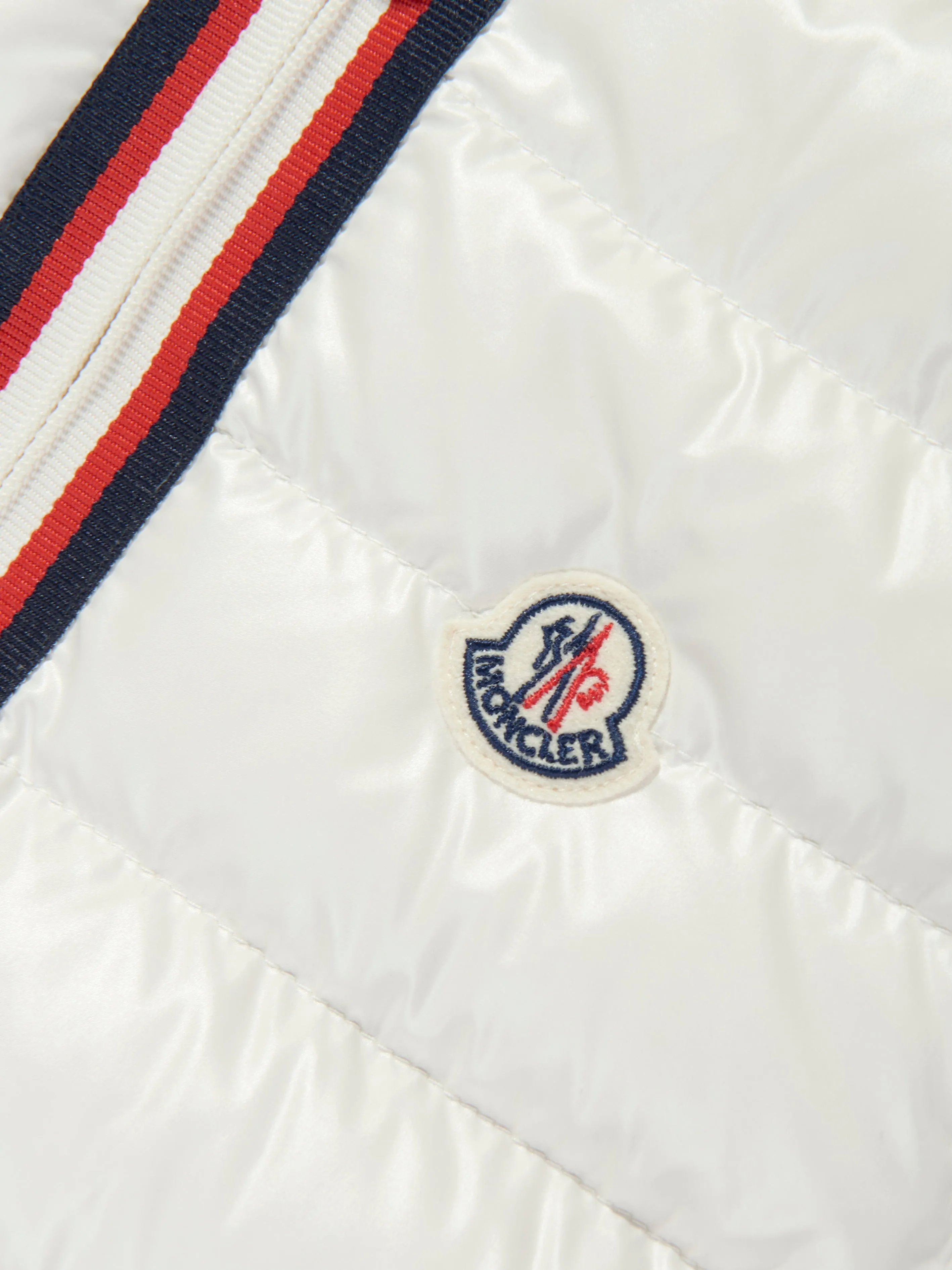 Boys Down Padded Dorcas Gilet in ivory