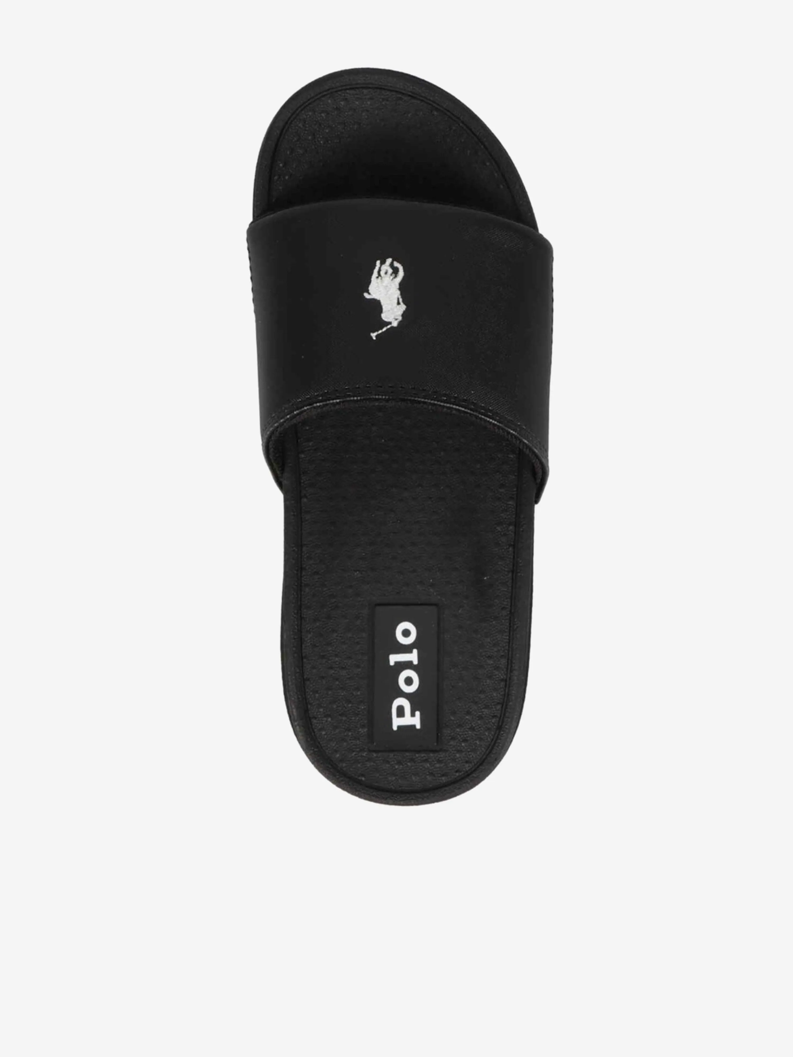 Boys Fairview Logo Sliders in Black
