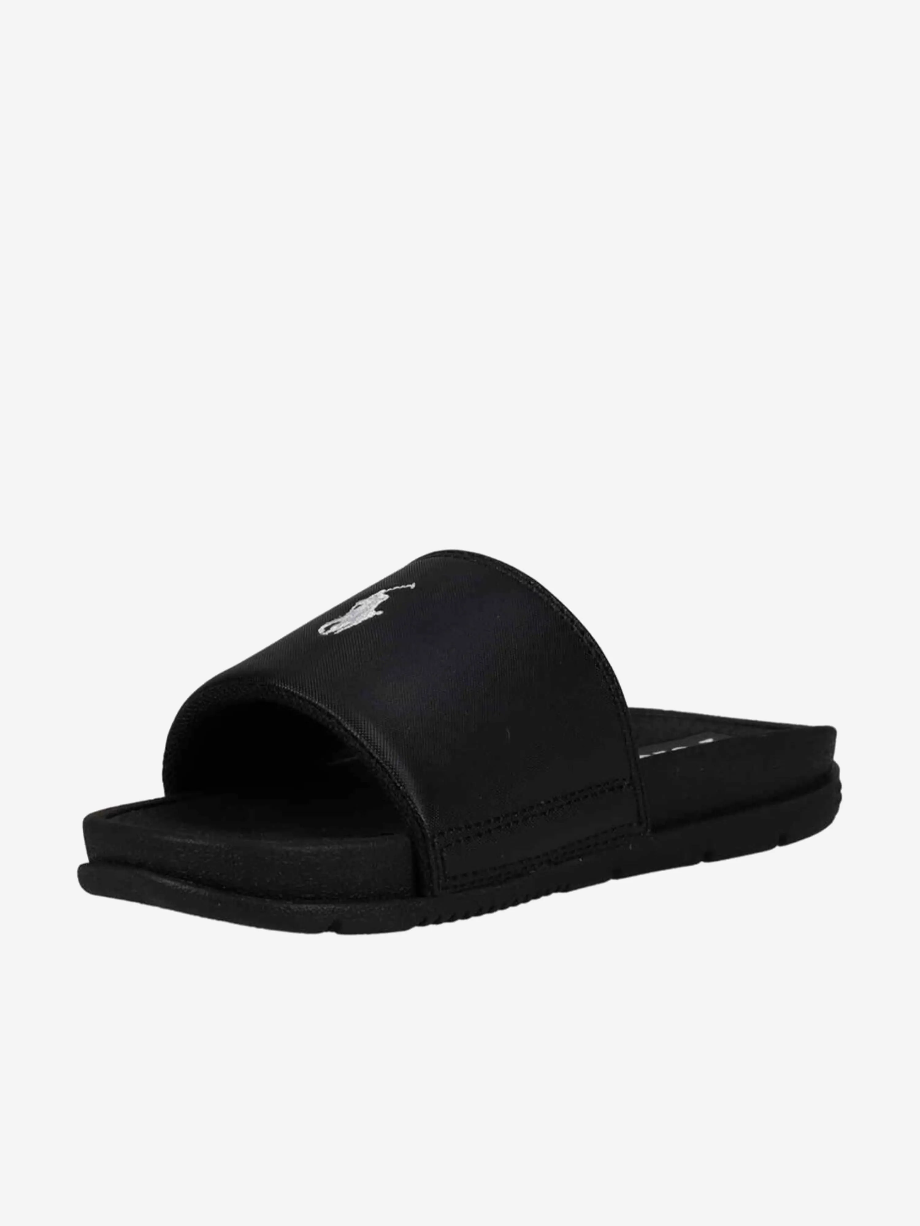 Boys Fairview Logo Sliders in Black