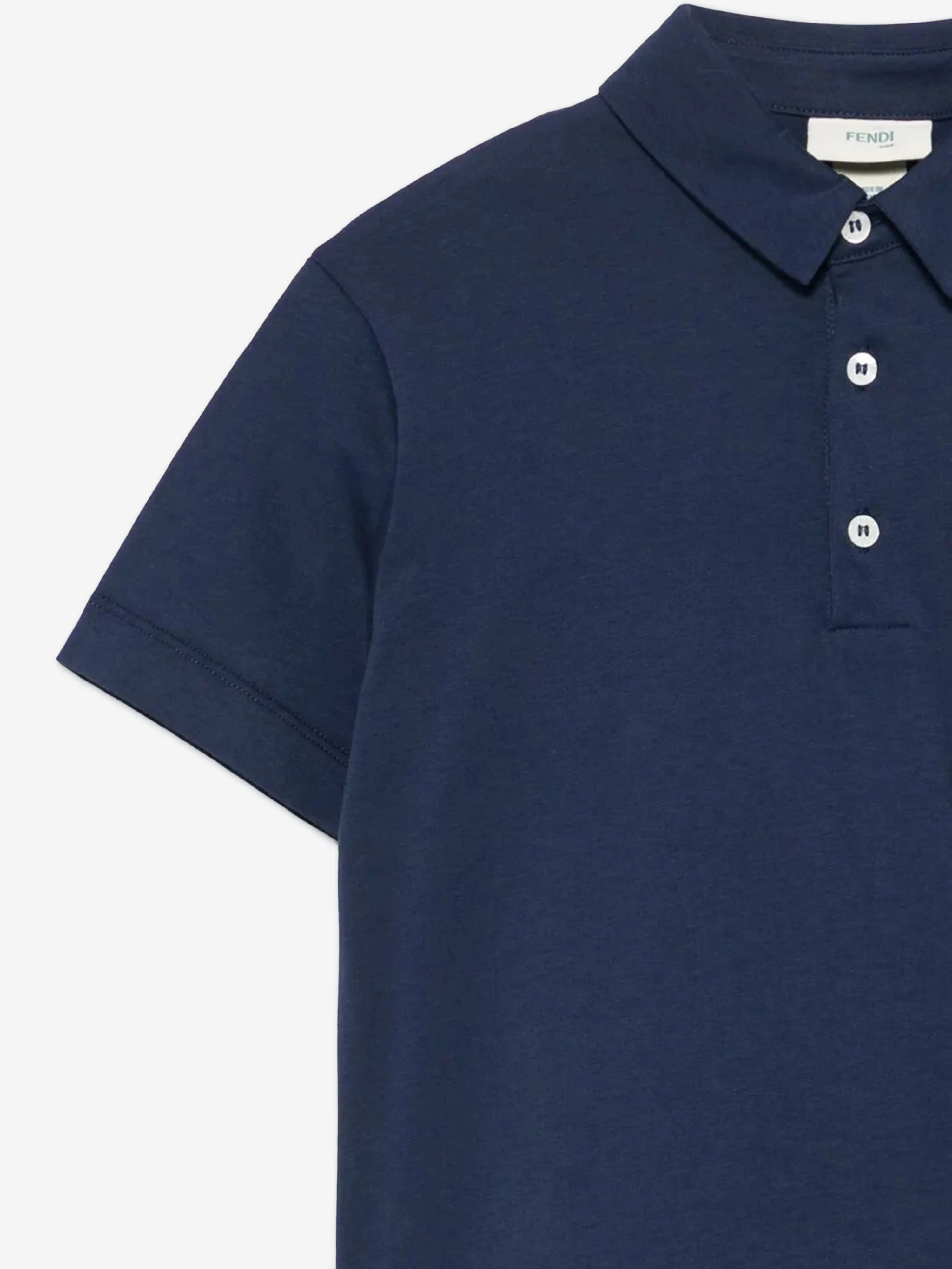 Boys FF Pocket Polo Shirt in Navy