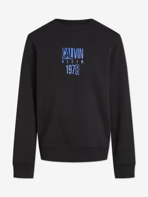 Boys Good Level Graphic Sweatshirt in Black