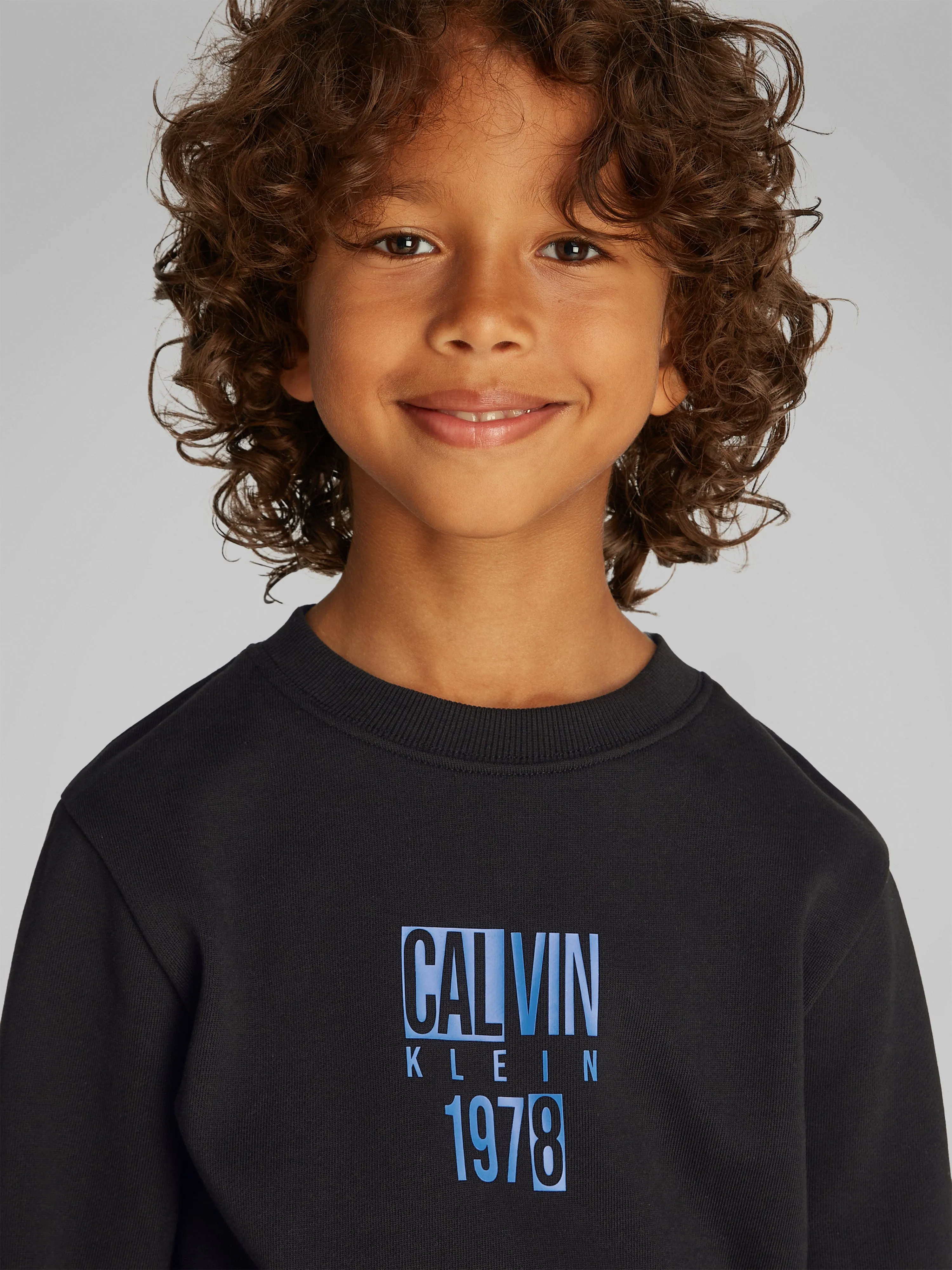 Boys Good Level Graphic Sweatshirt in Black