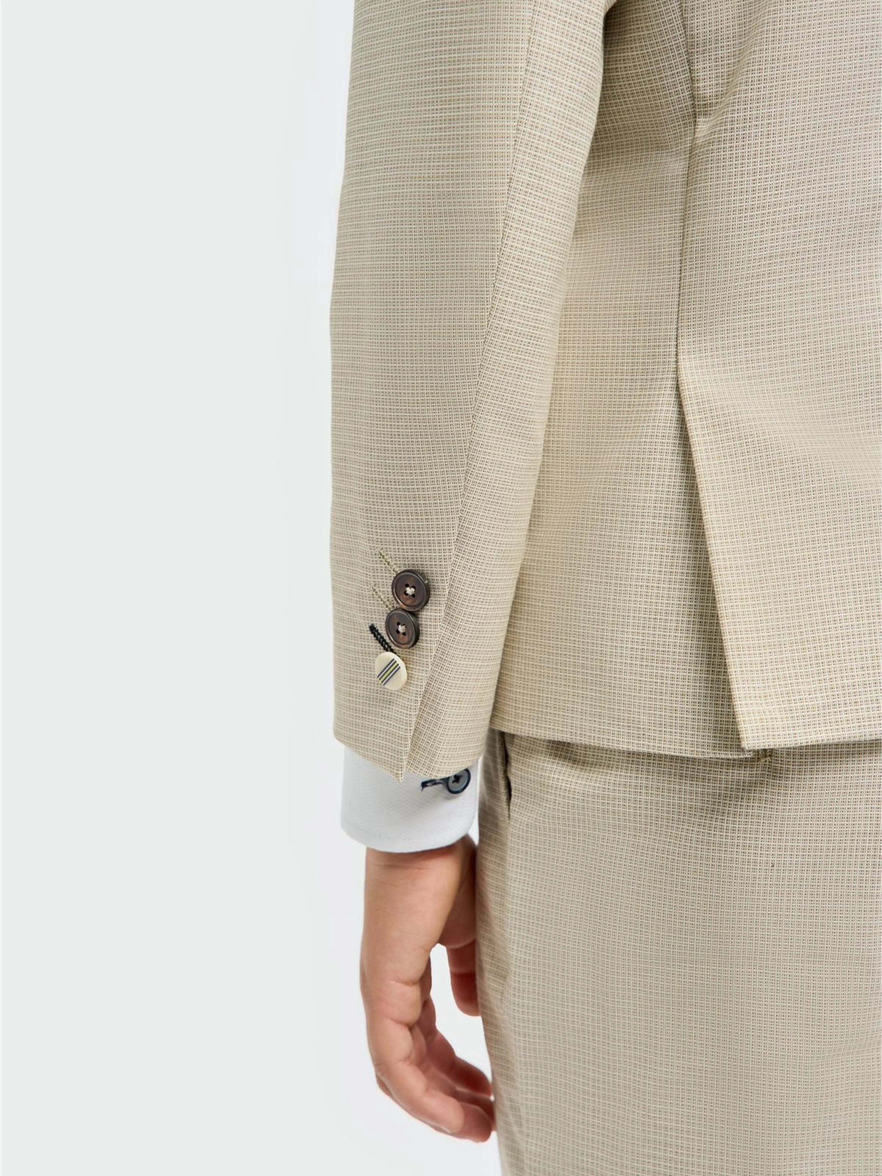 Boys Hampton Suit in Beige