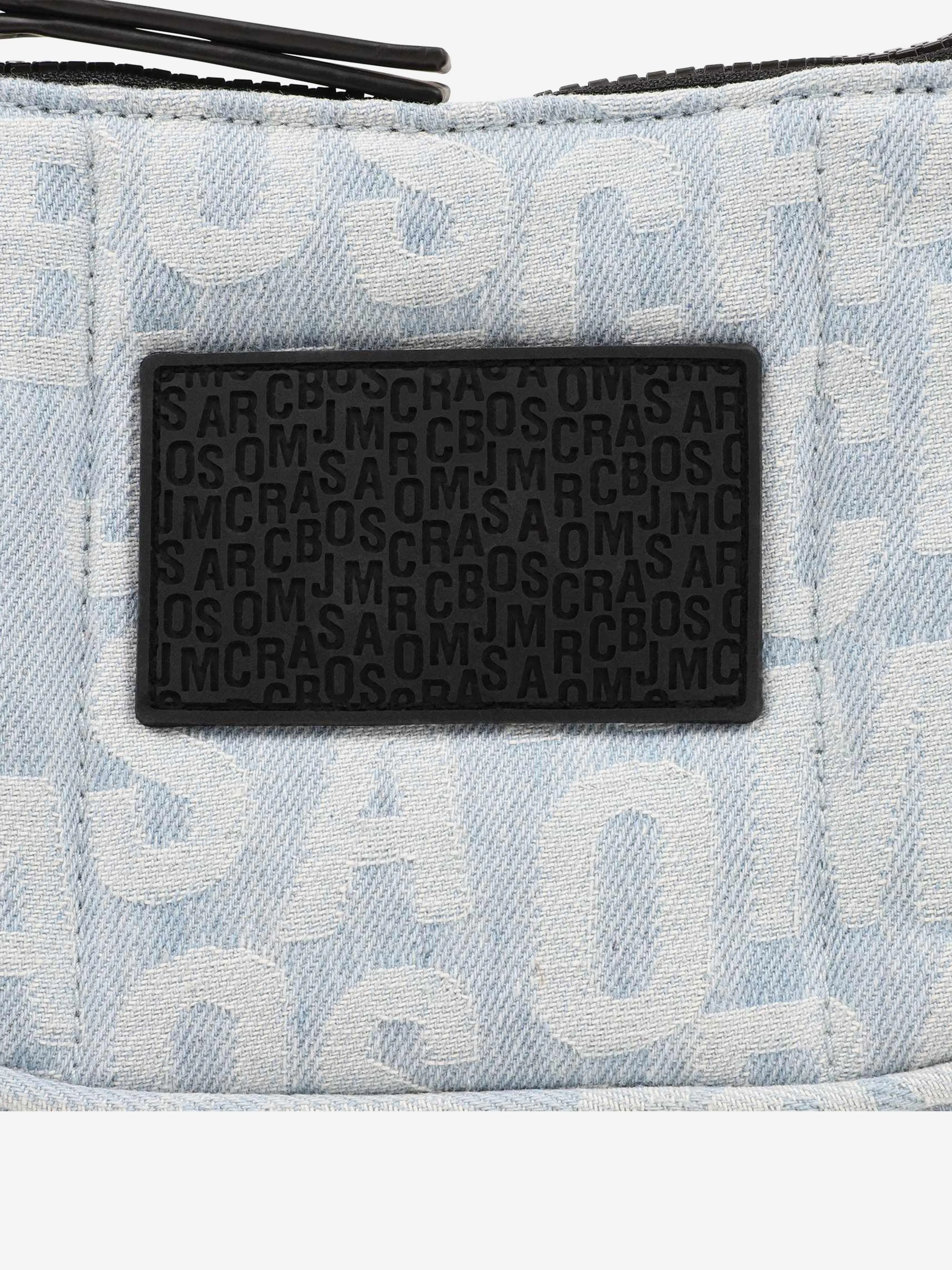 Boys Jacquard Monogram Denim Crossbody Bag in Blue (16cm)