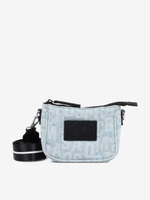 Boys Jacquard Monogram Denim Crossbody Bag in Blue (16cm)