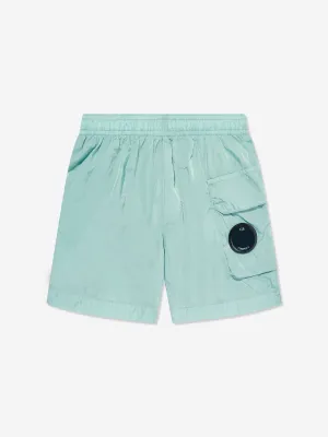 Boys Lens Pocket Swim Shorts in Green