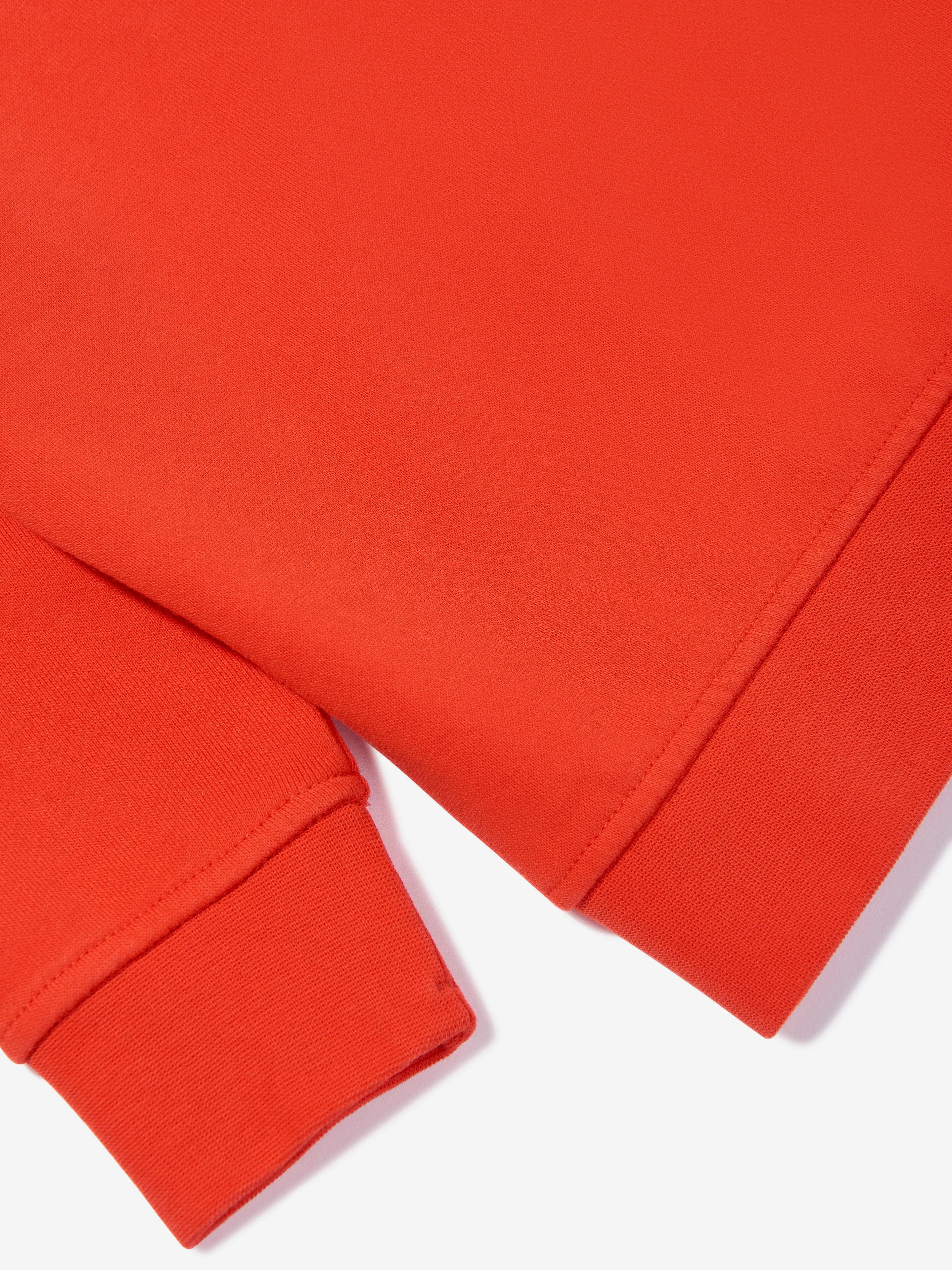 Boys Lens Sweatshirt in Orange
