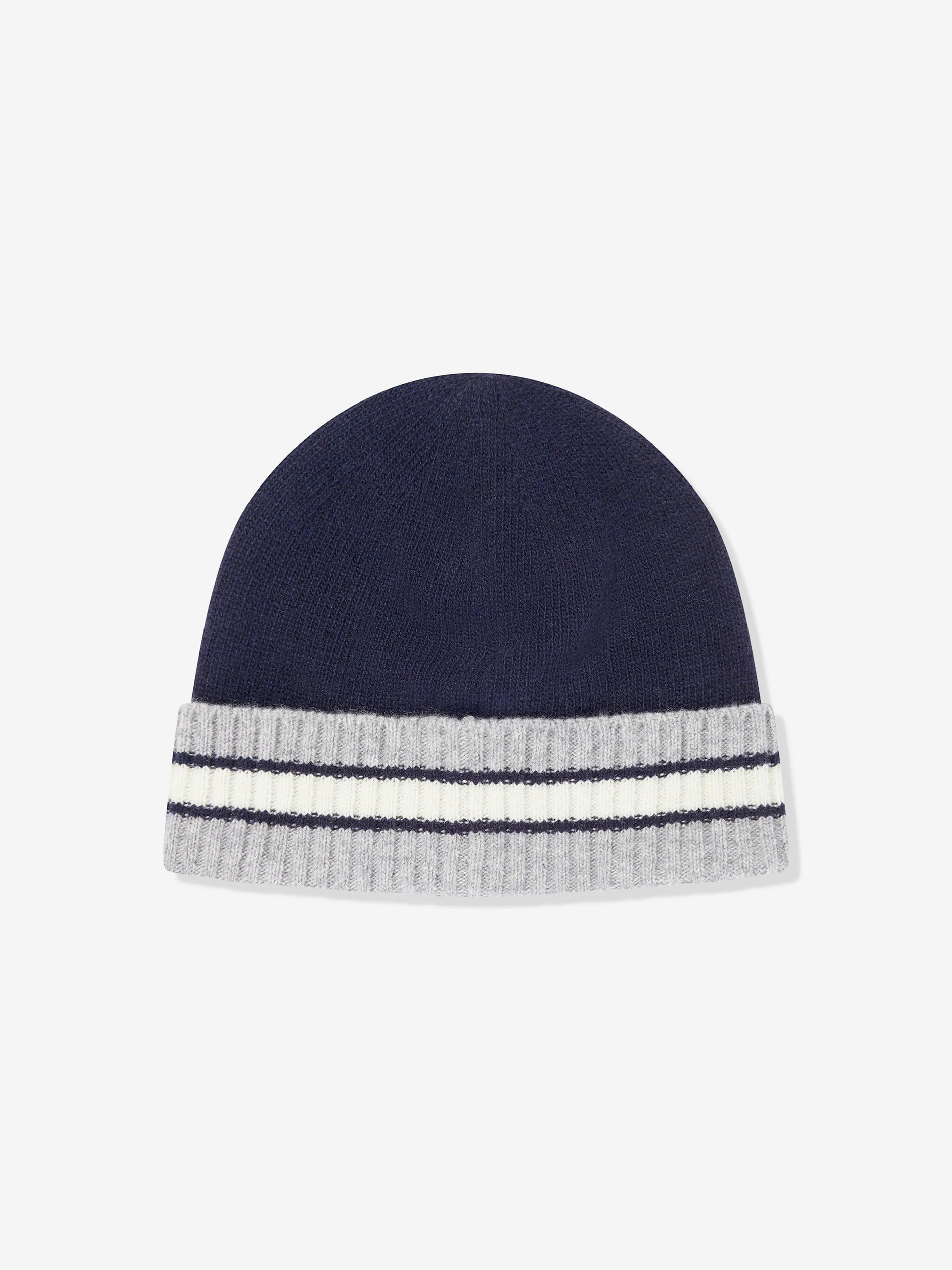 Boys Logo Beanie Hat in Navy