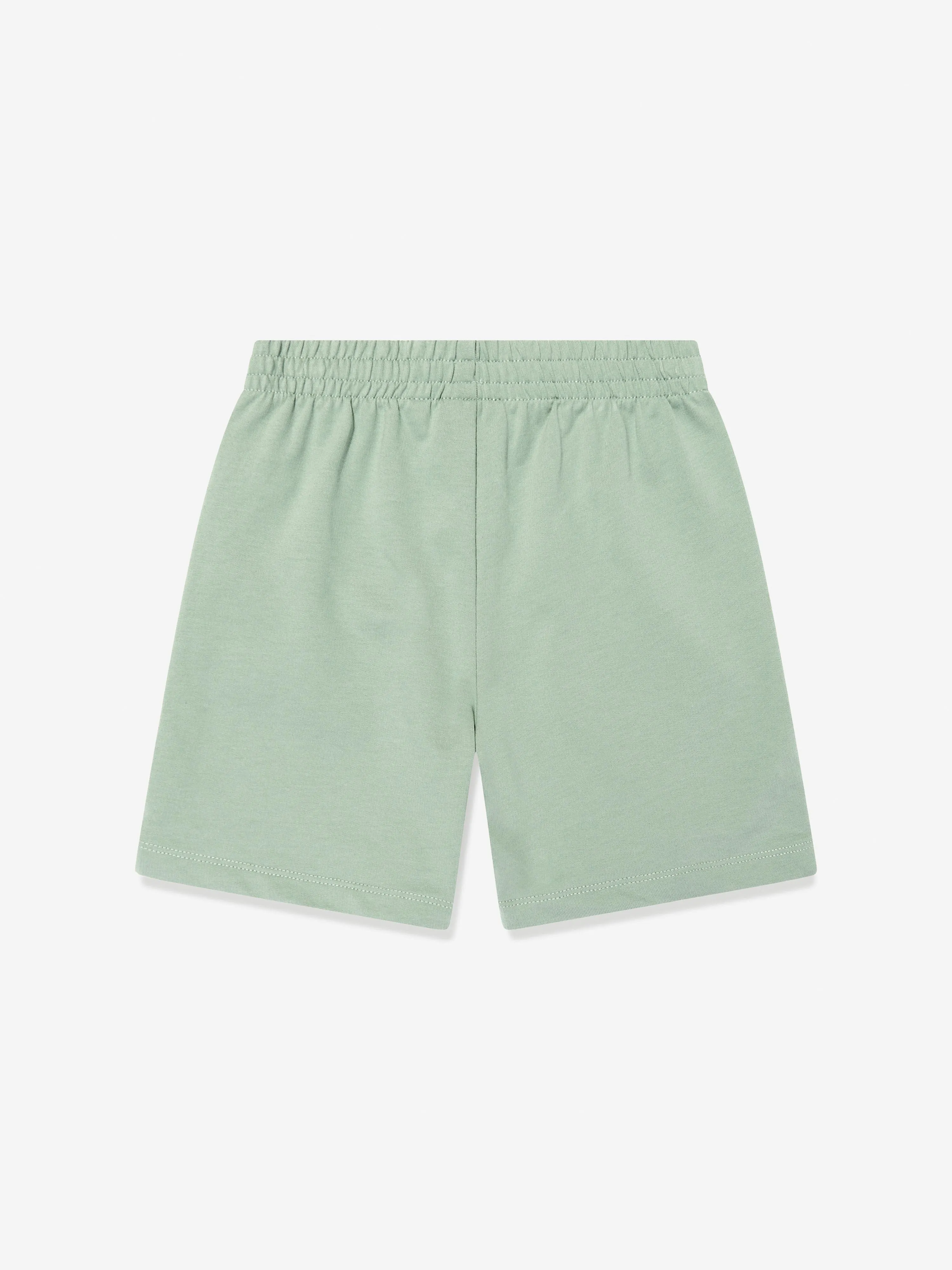 Boys Logo Bermuda Shorts in Green