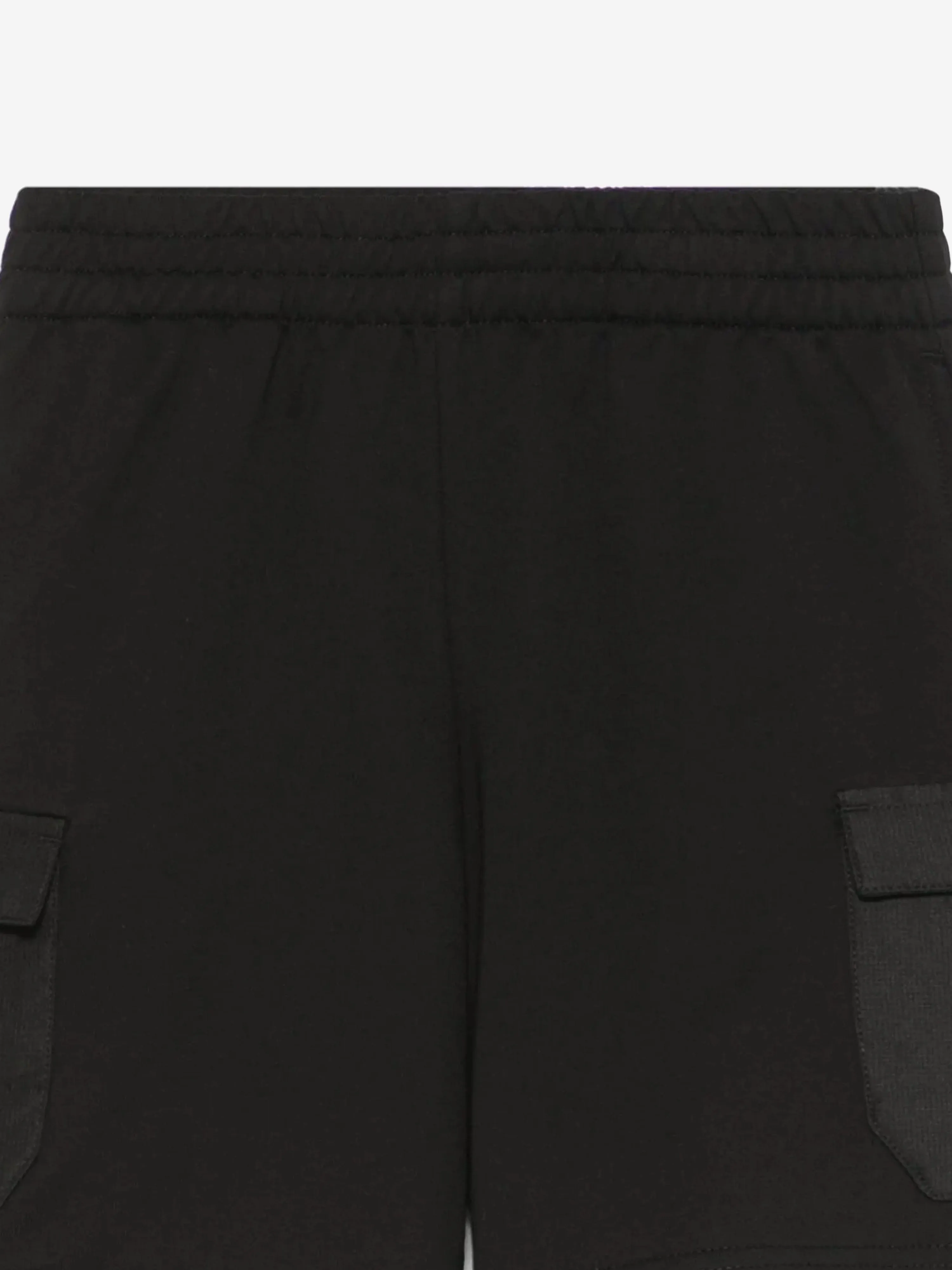 Boys Logo Cargo Shorts in Black