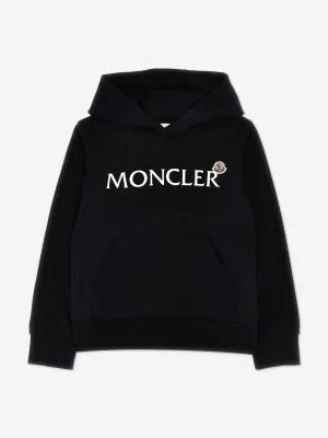 Boys Logo Hoodie in Black