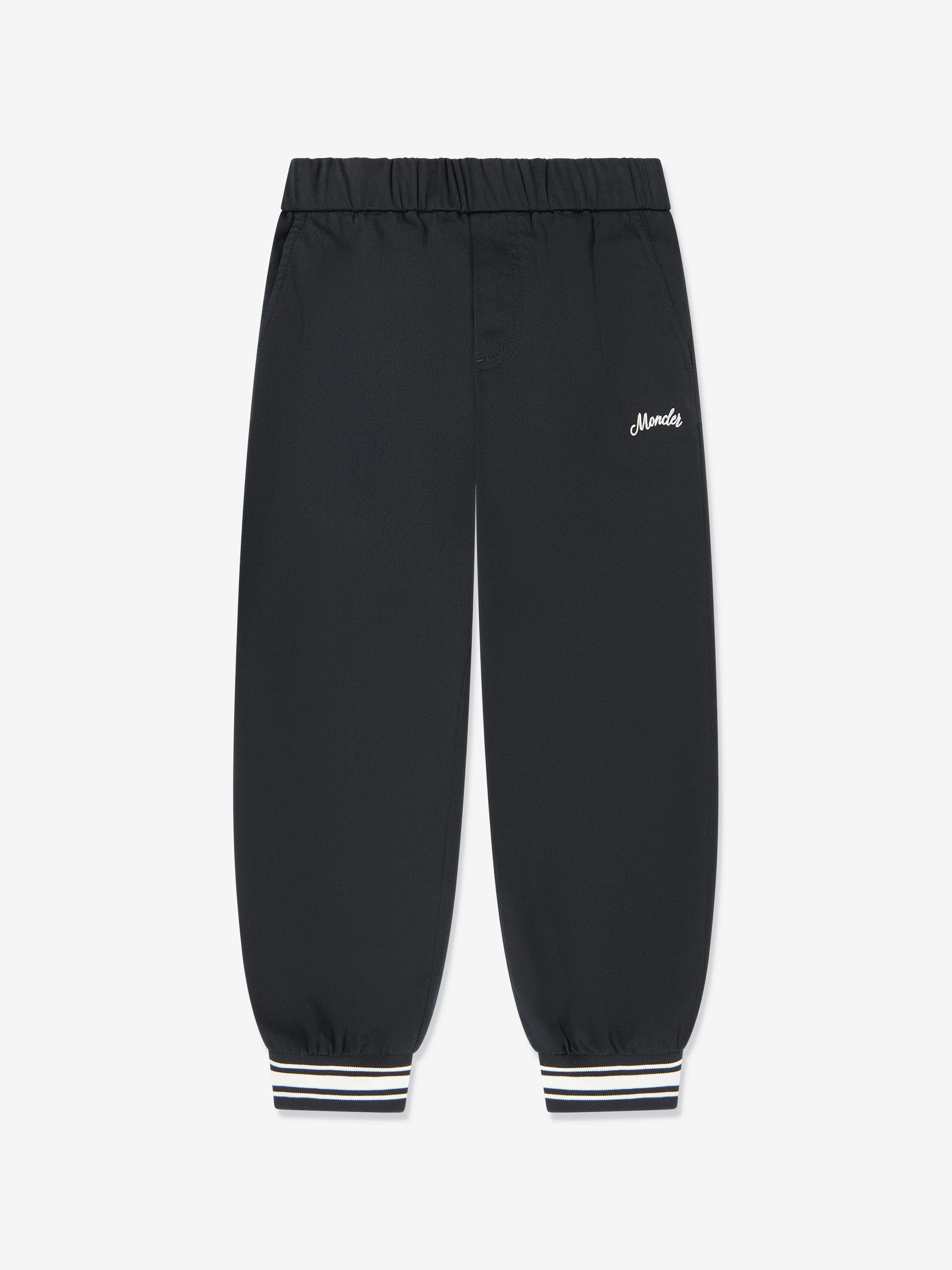 Boys Logo Joggers in Black