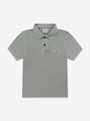 Boys Logo Polo Shirt in Green