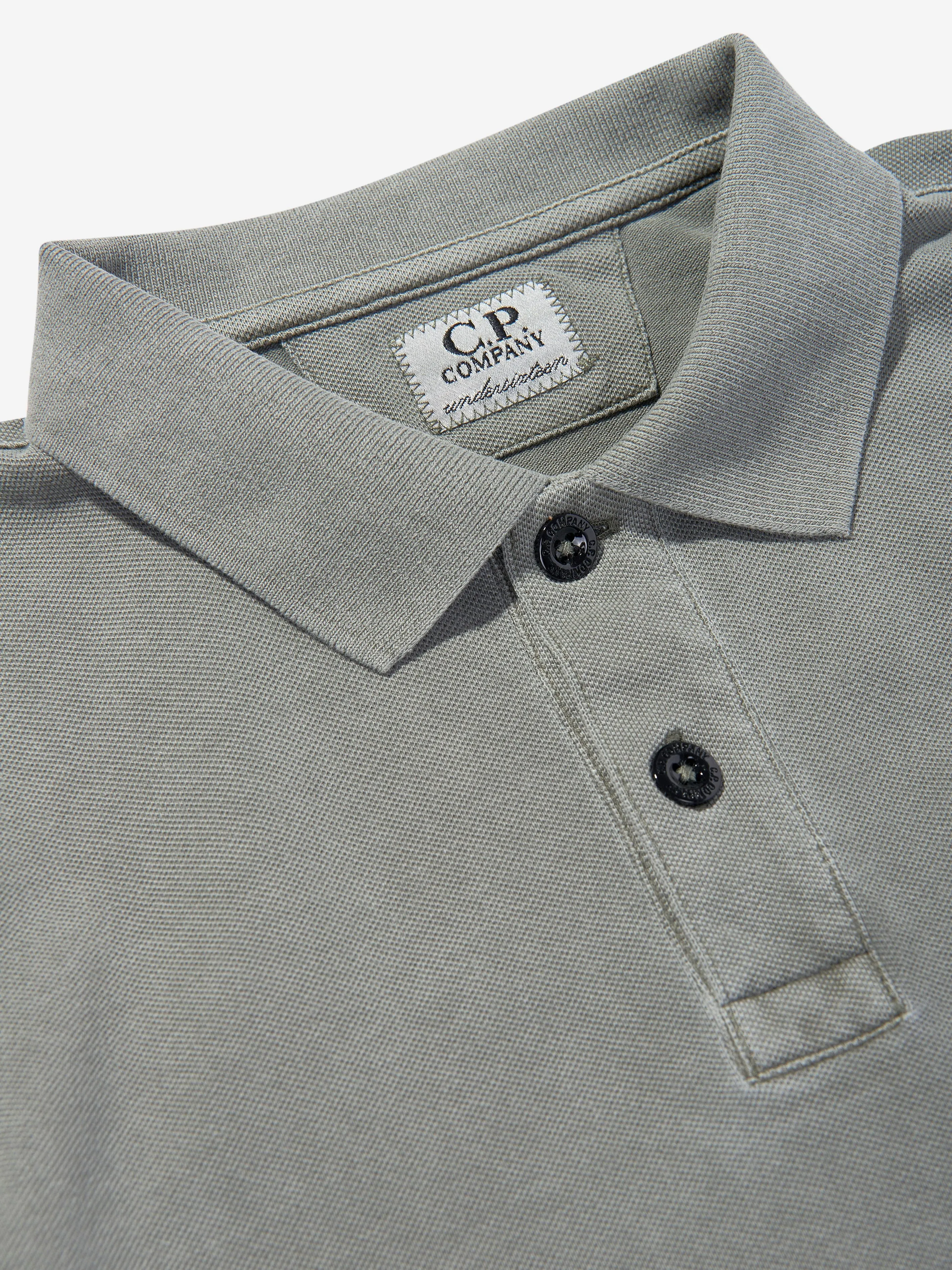 Boys Logo Polo Shirt in Green
