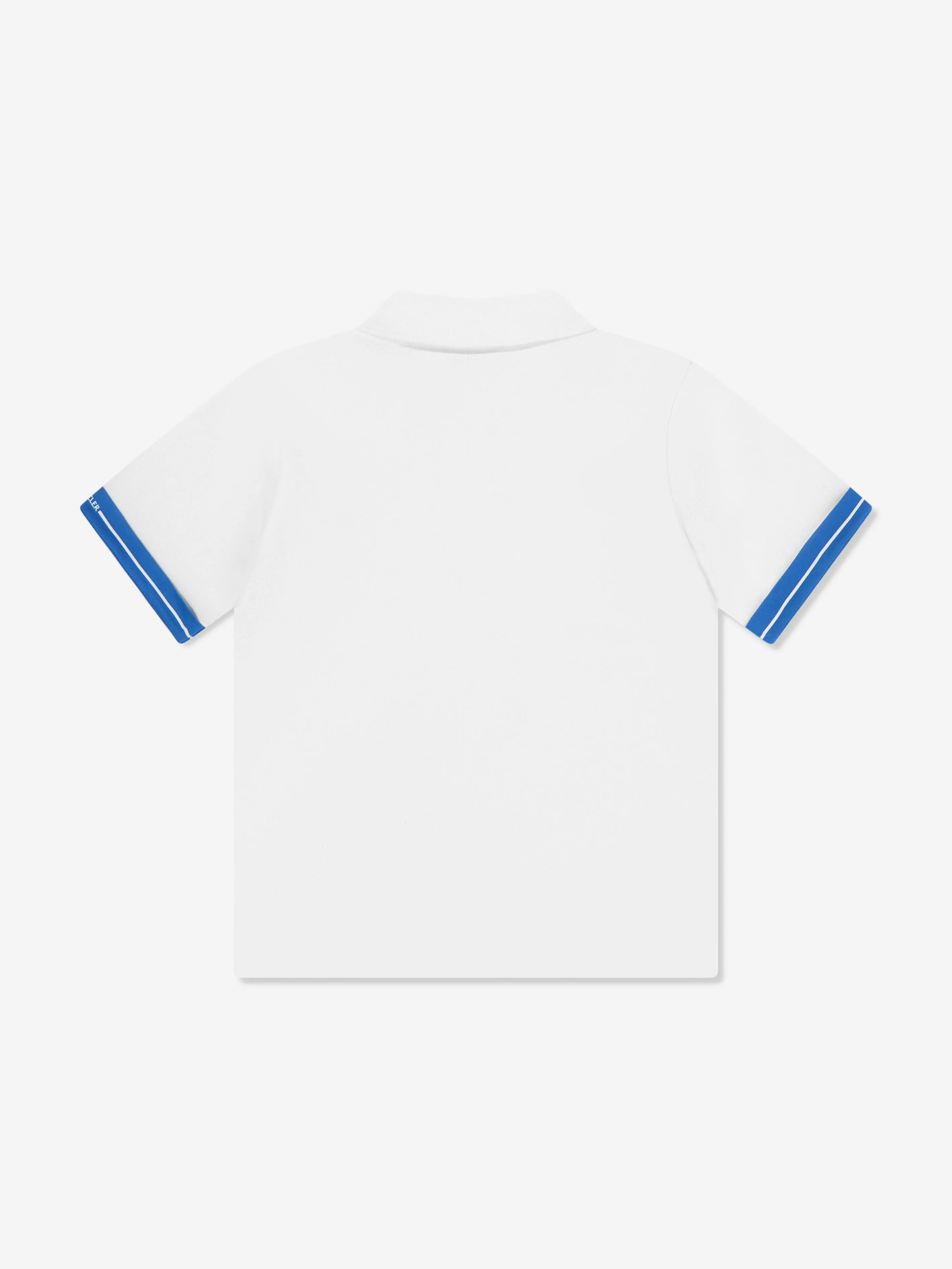Boys Logo Polo Shirt in White