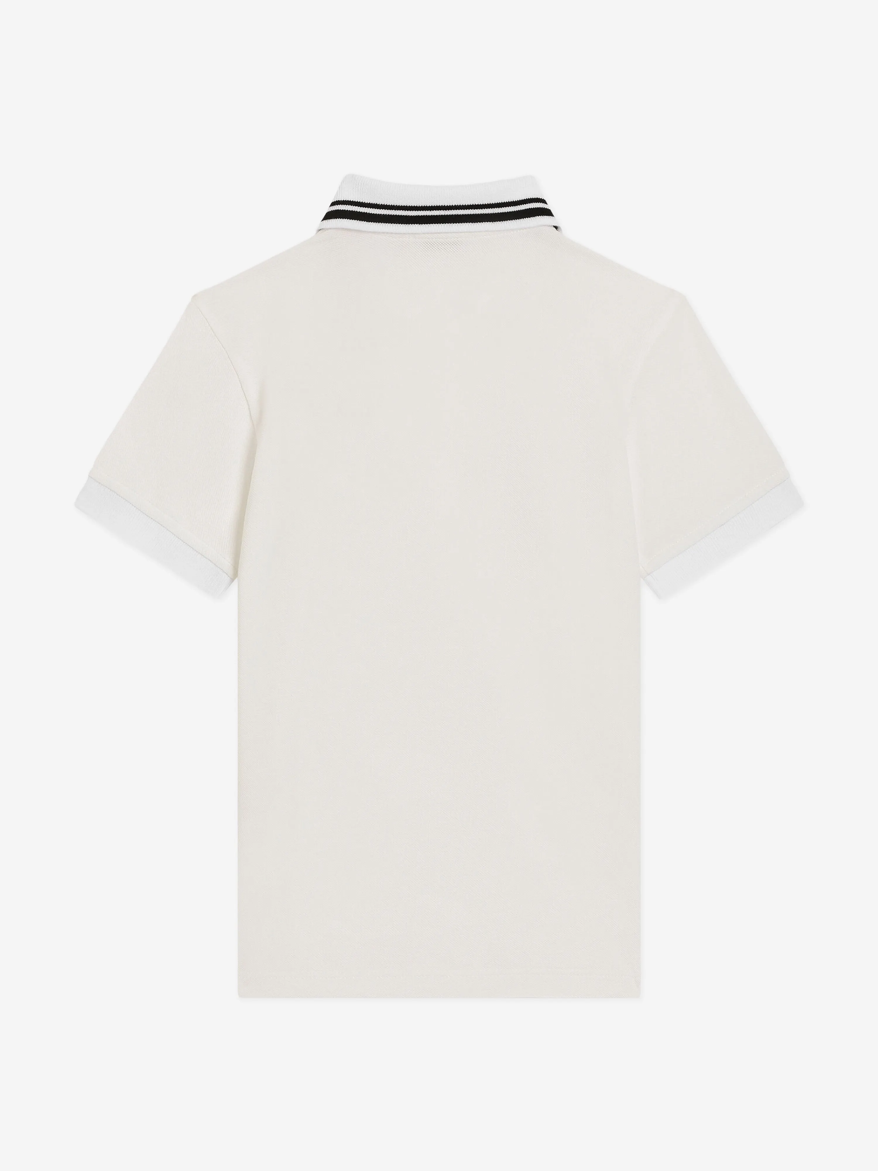 Boys Logo Polo Shirt in White