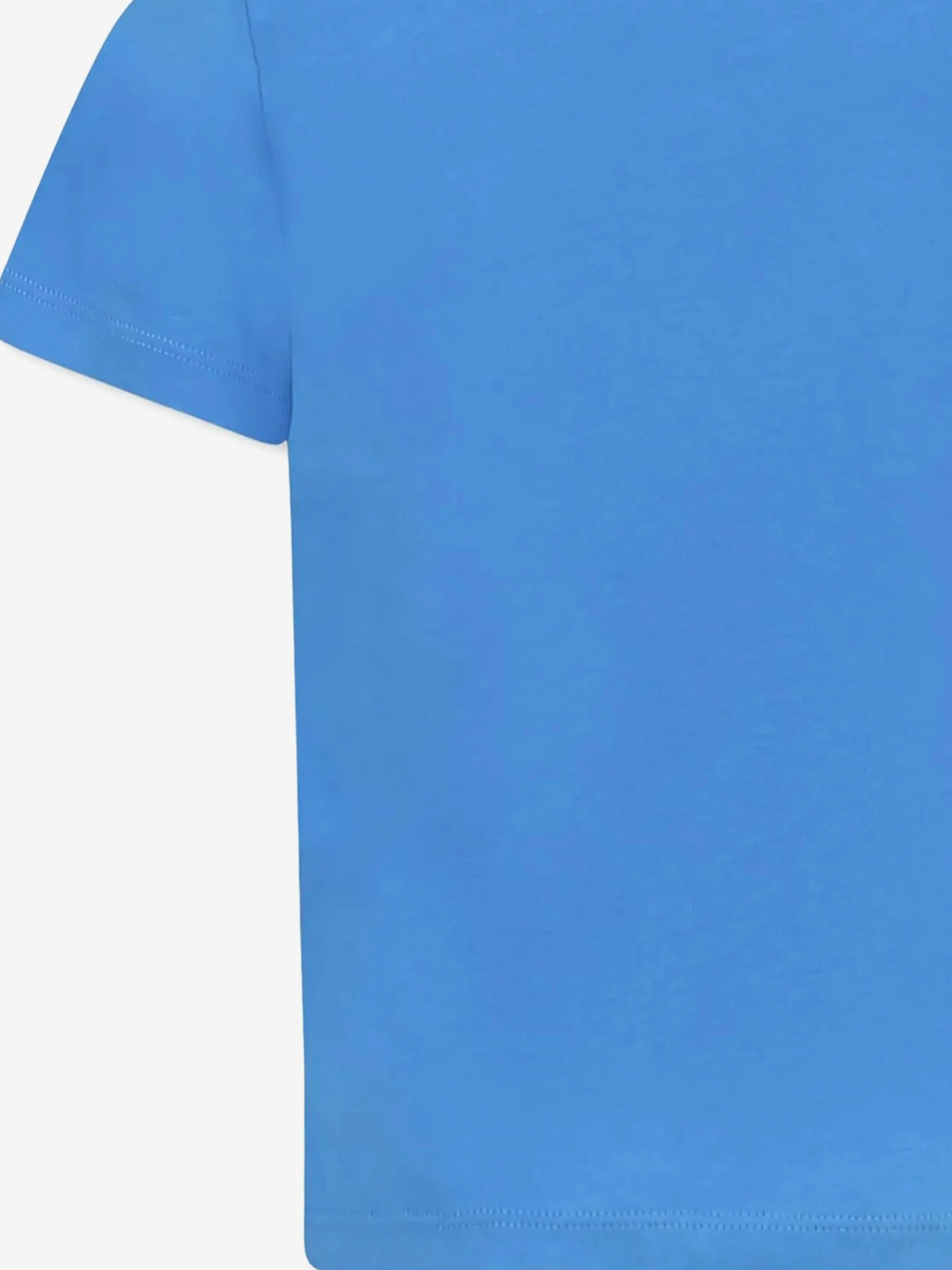Boys Logo Print T-Shirt in Blue