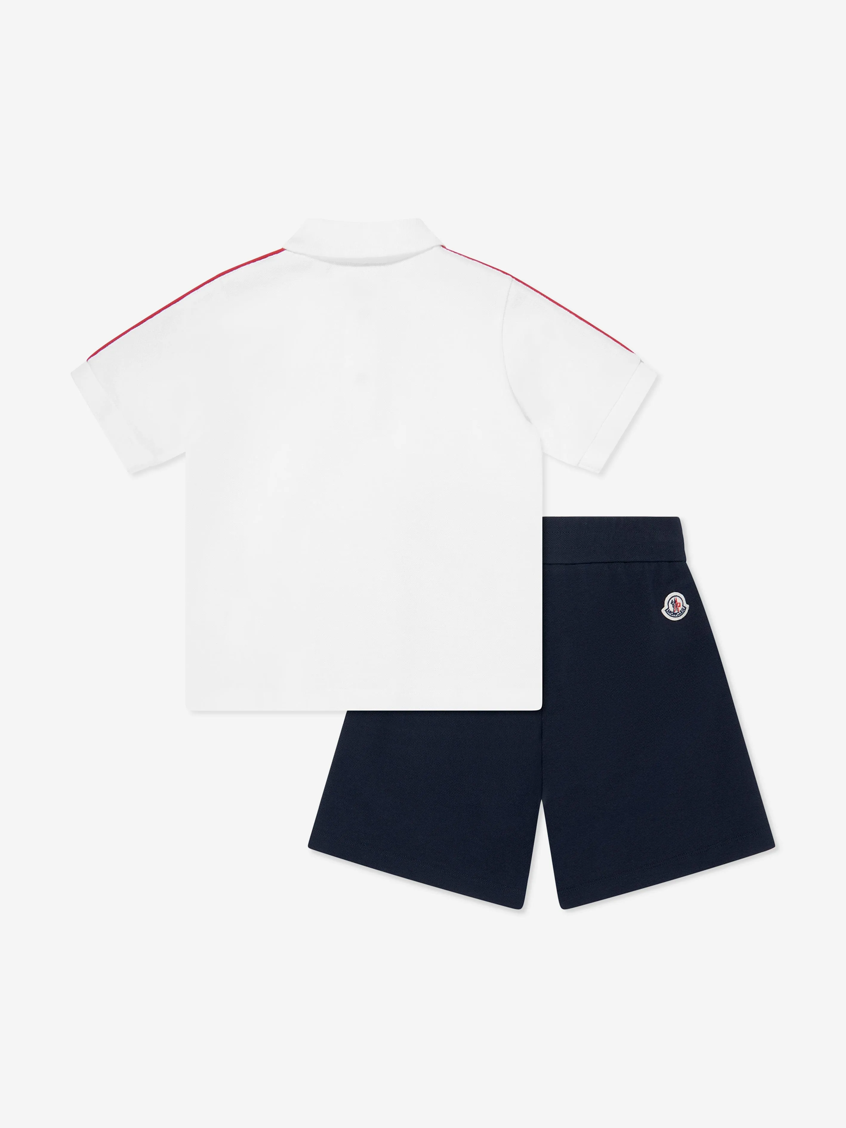Boys Logo Short Set in White