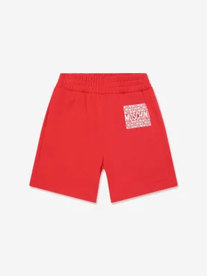Boys Logo Shorts in Red