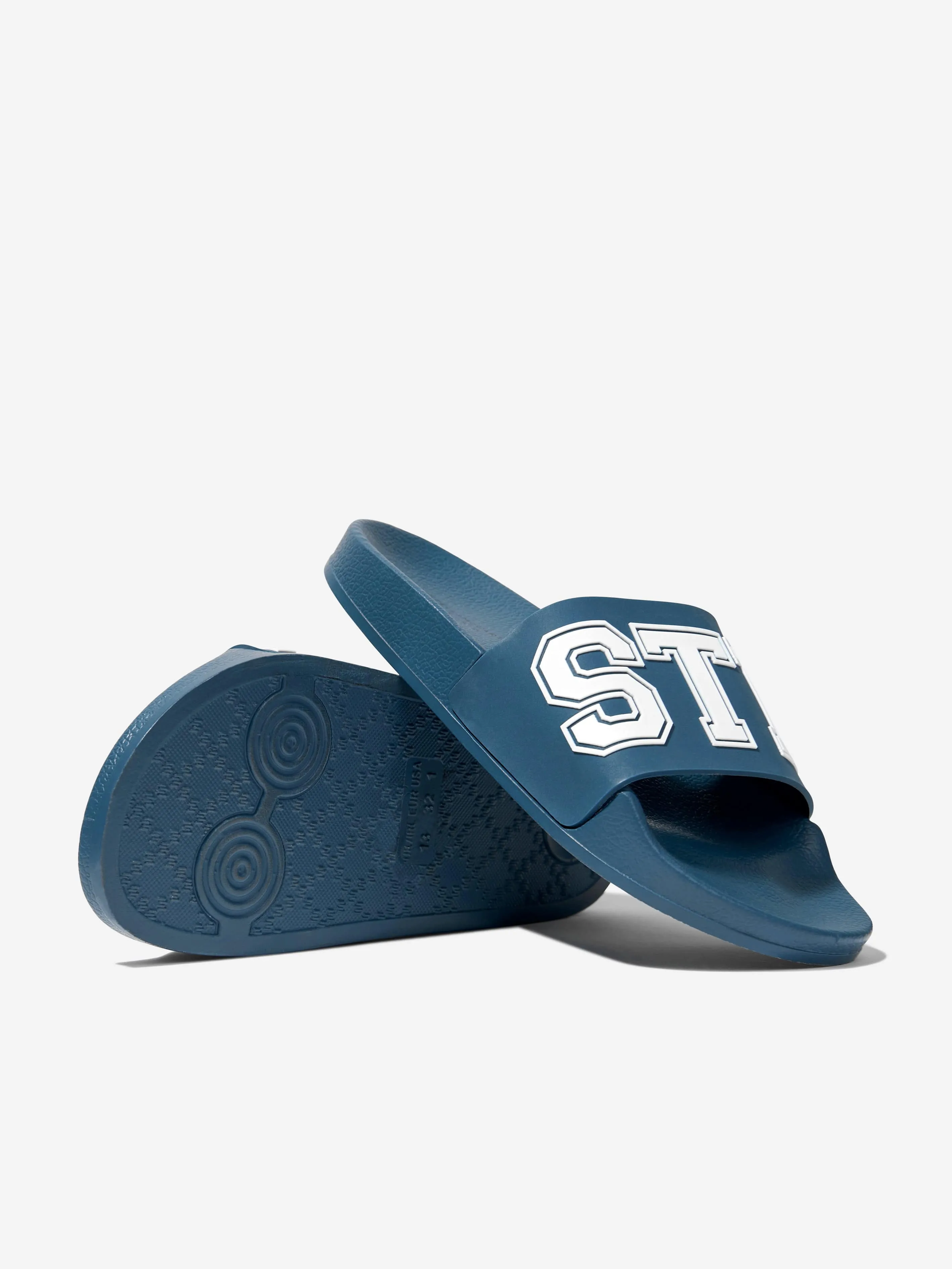 Boys Logo Sliders in Blue