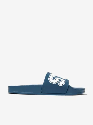 Boys Logo Sliders in Blue
